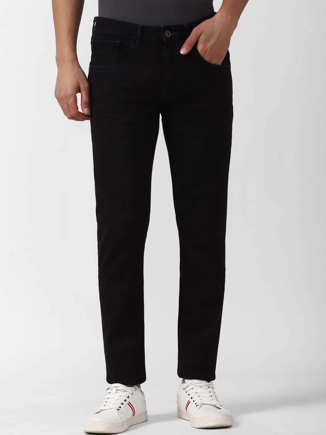 

VAN HEUSEN DENIM LABS Men Clean Look Skinny Fit Jeans, Black