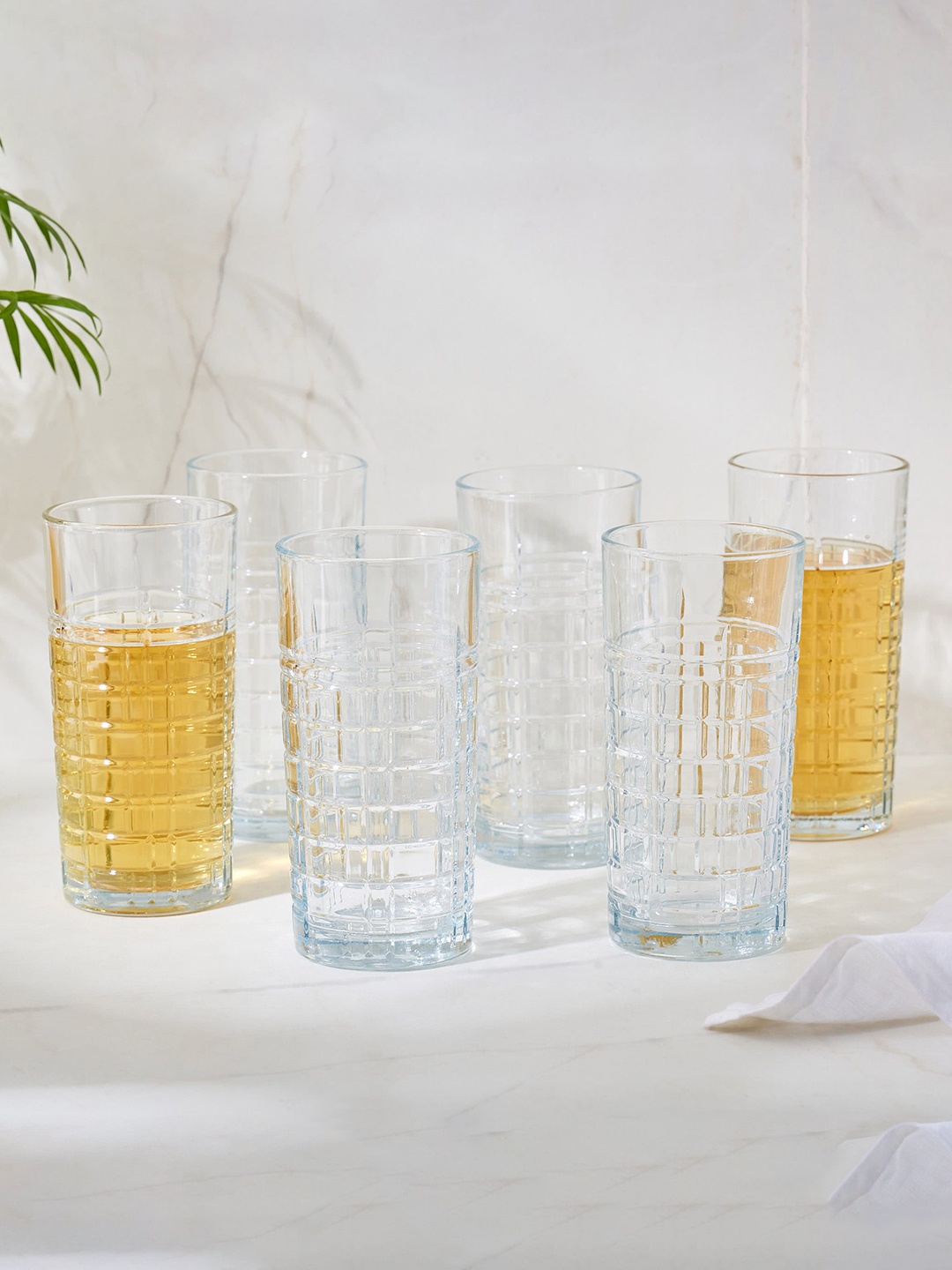 

Home Centre Mizu Transparent 6-Pieces Glass Beverage Glass 356 ml