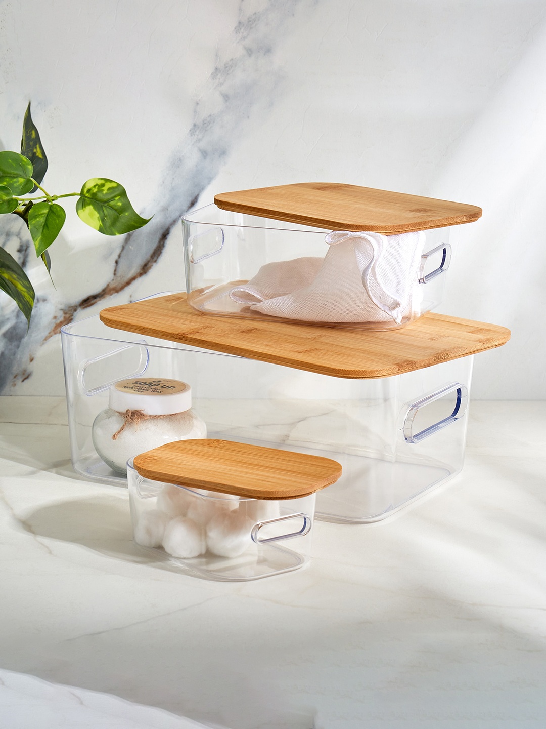 

Home Centre Regan Ridge Brown Storage Box with Bamboo Lid