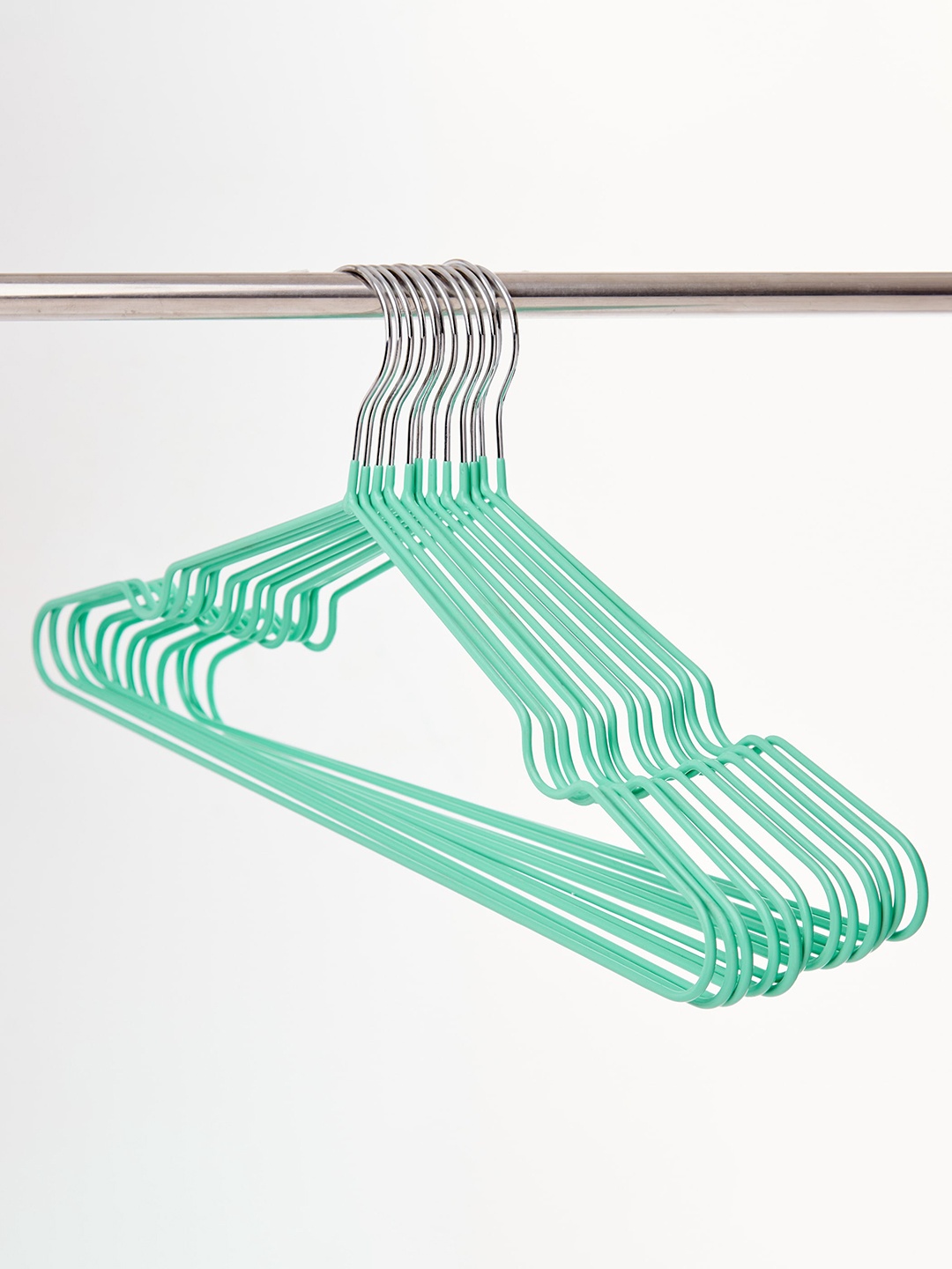 

Home Centre Winston Elora Green 12 Pieces Metal Hangers