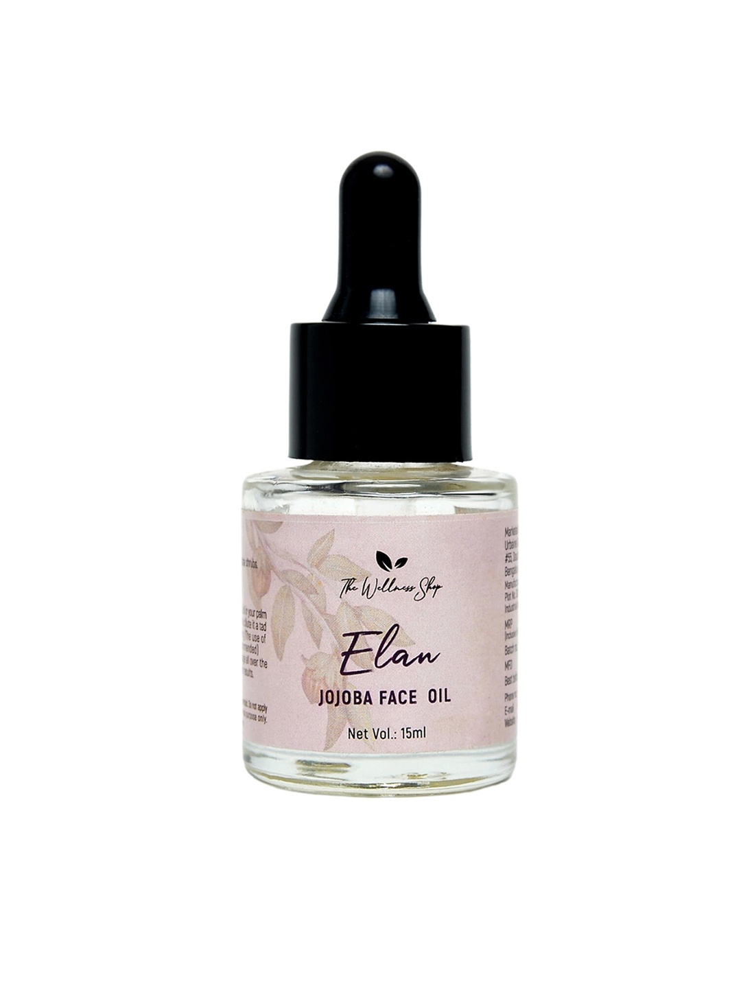 

The Wellness Shop Elan Jojoba Face Oil - 15ml, Transparent