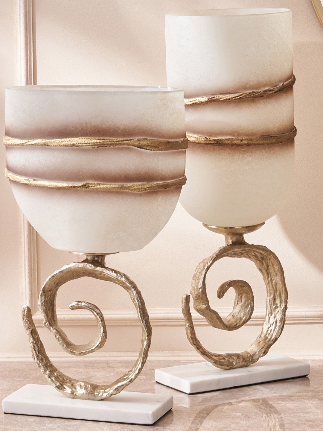 

Home Centre Eternity Vogue Beige Glass Vase