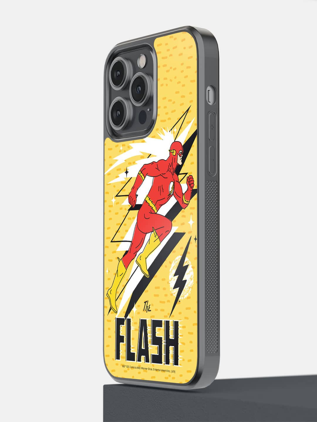 

macmerise The Flash Comic iPhone 14 Pro Max Bumper Case Cover, Yellow