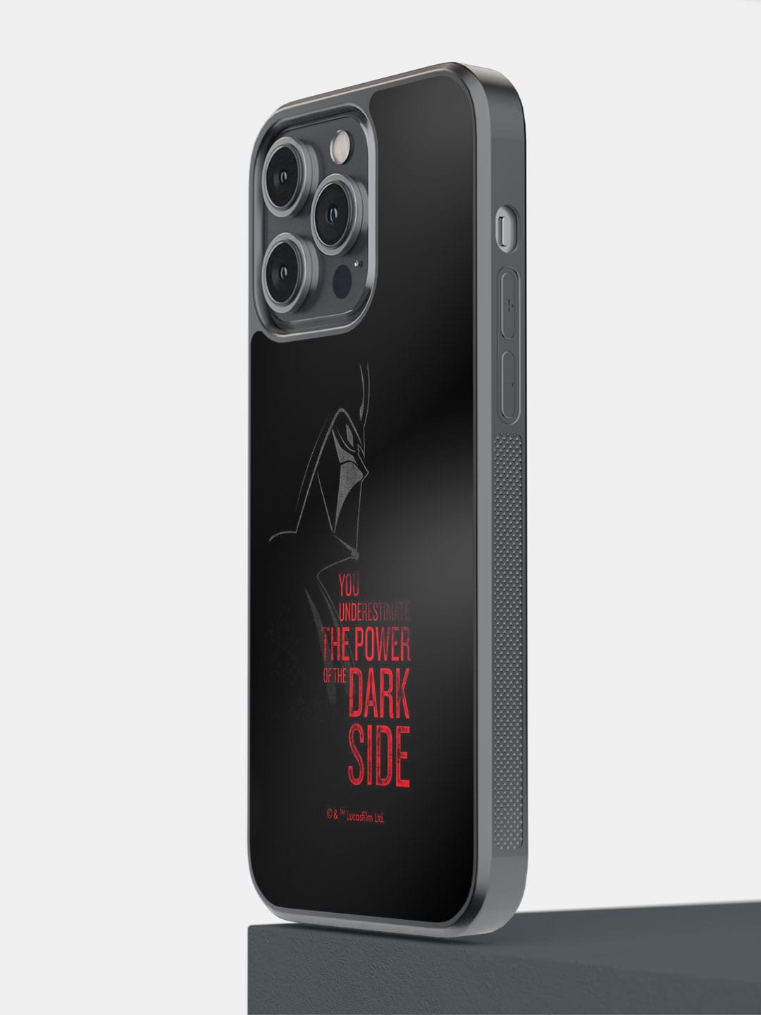 

macmerise Typography Printed iPhone 14 Pro Max Glossy Finish Phone Bumper Case, Black