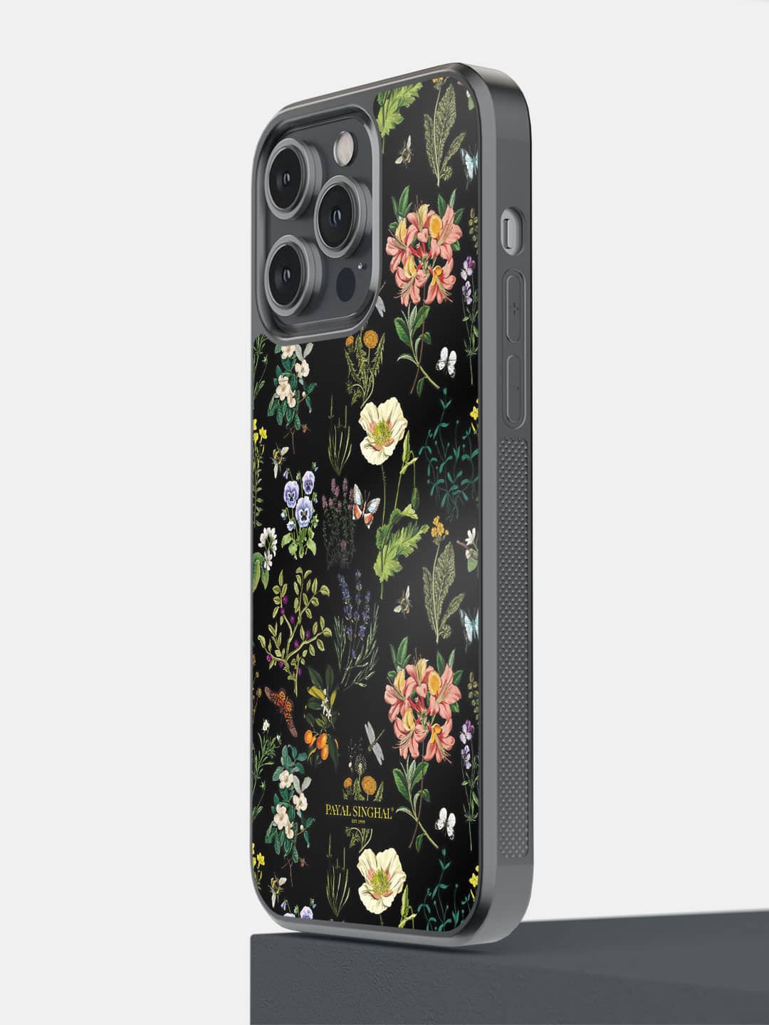

macmerise Payal Singhal Titli Black iPhone 14 Pro Max Bumper Case Cover