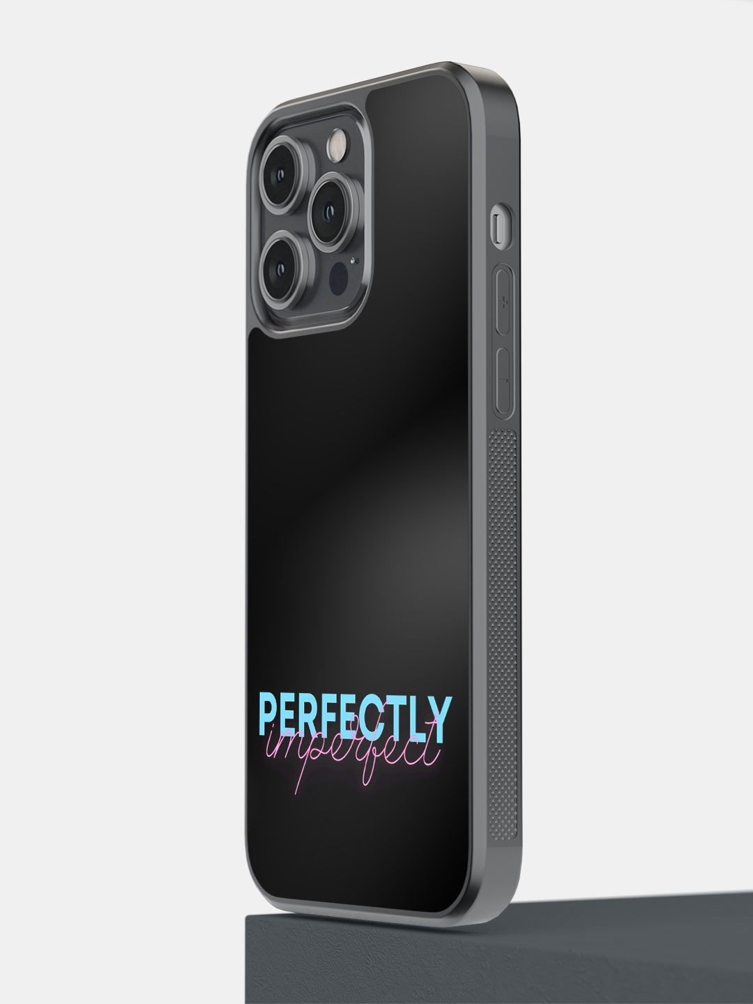 

macmerise Typography Printed iPhone 14 Pro Max Bumper Case Cover, Black