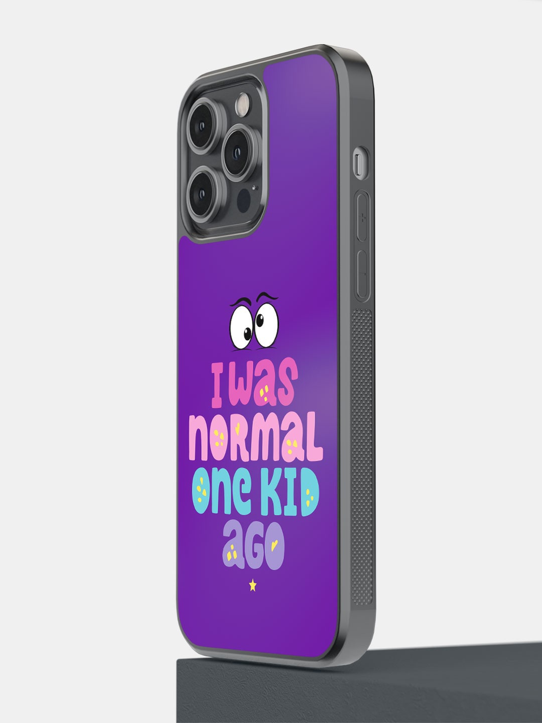 

macmerise Typography Printed iPhone 14 Pro Max Bumper Case Cover, Purple