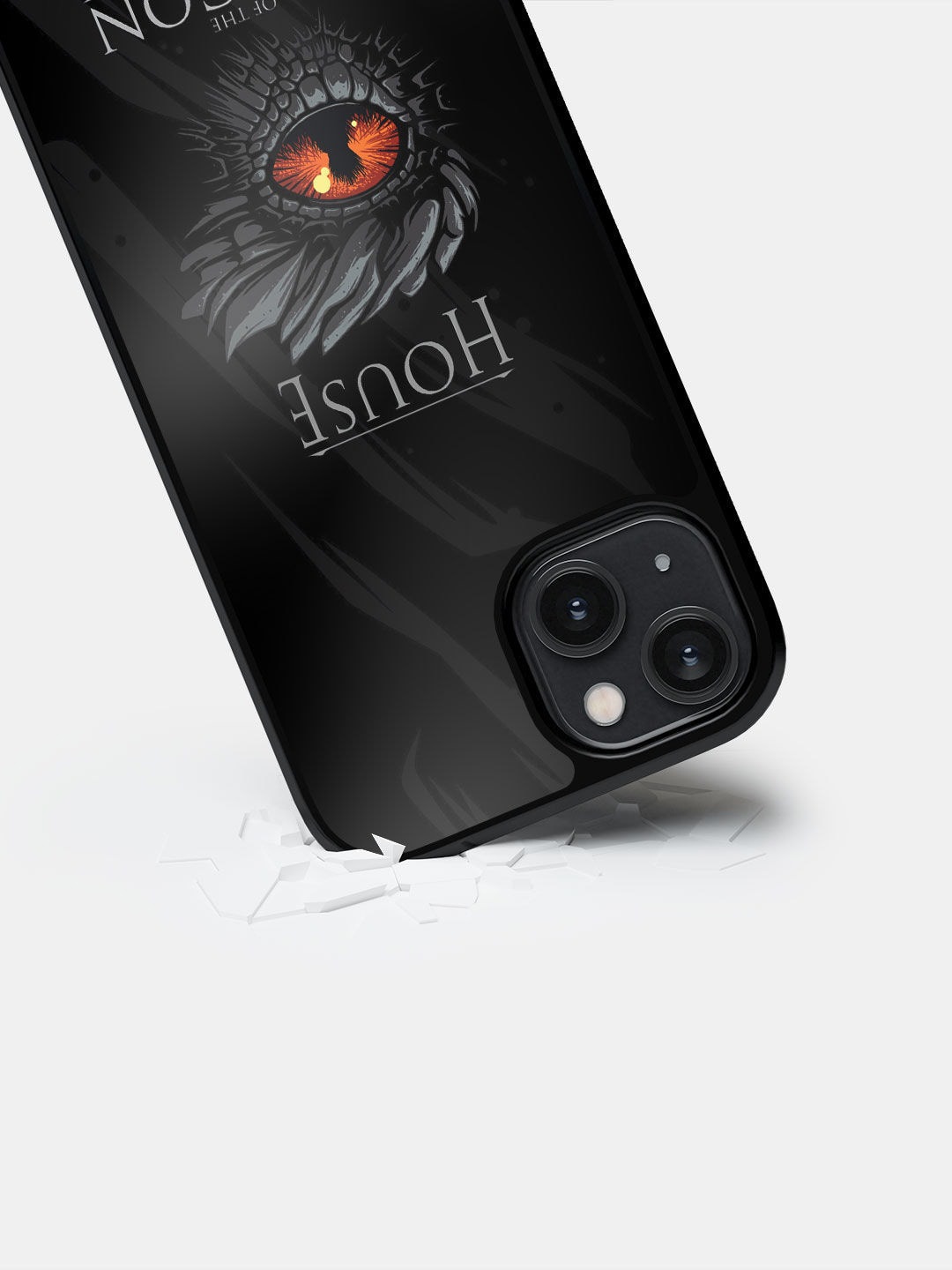 

macmerise Dragon's Eye iPhone 14 Bumper Case Cover, Black