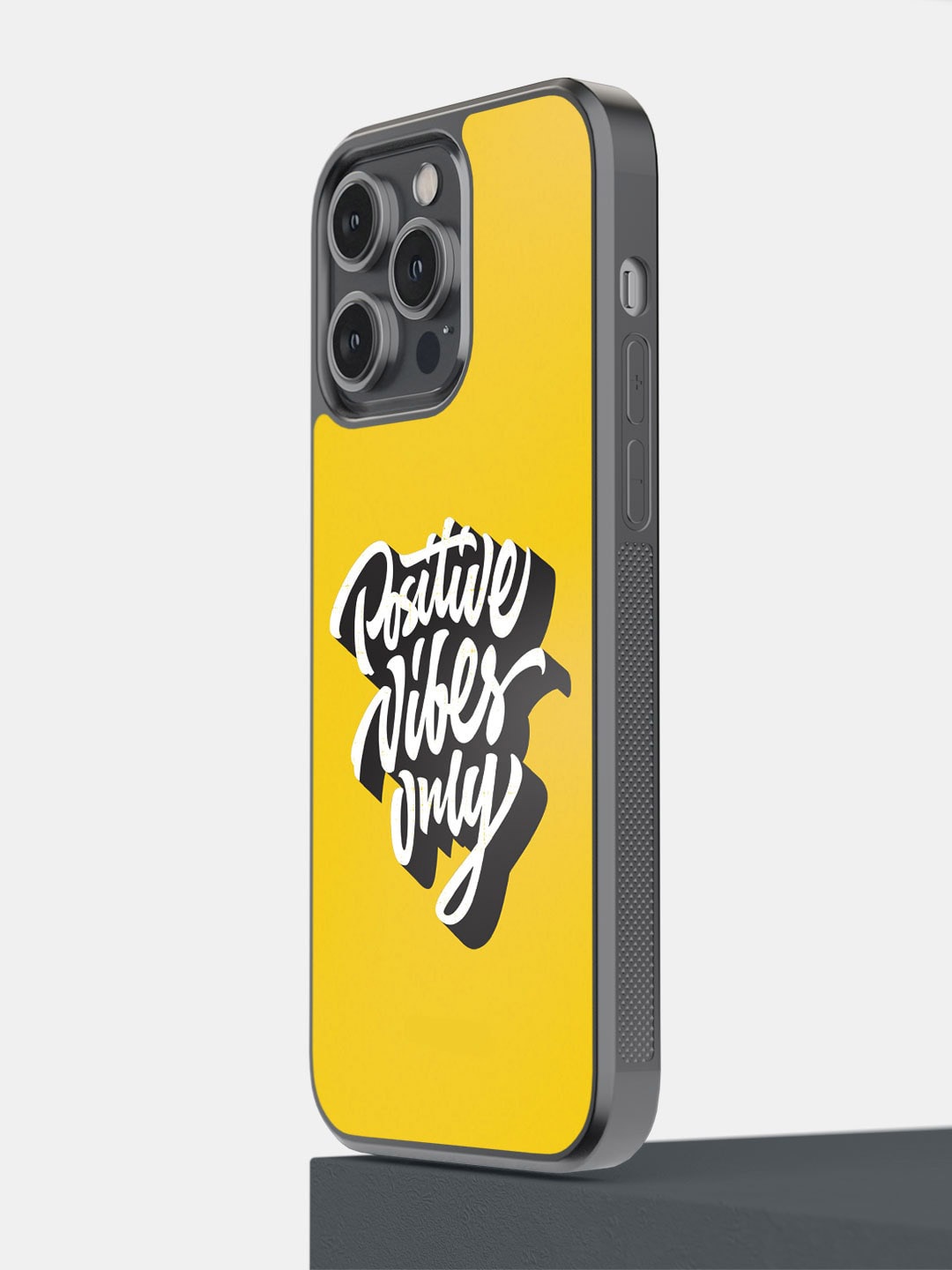 

macmerise Typography Printed iPhone 14 Pro Max Phone Bumper Case, Yellow