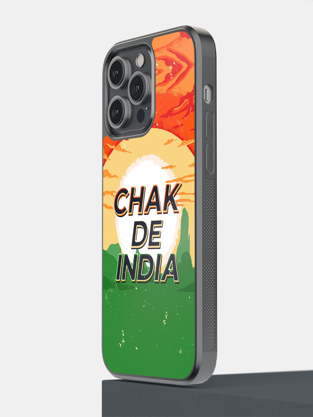 

macmerise Chak De India iPhone 14 Pro Max Bumper Case, Orange