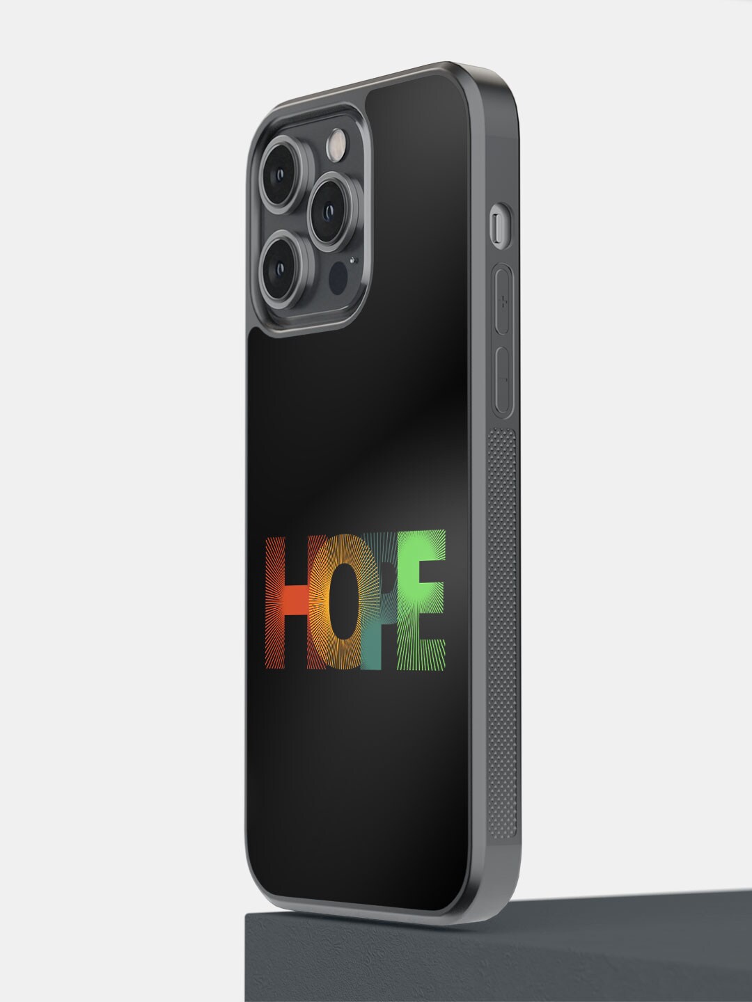 

macmerise Typography Printed iPhone 14 Pro Max Bumper Case Cover, Black