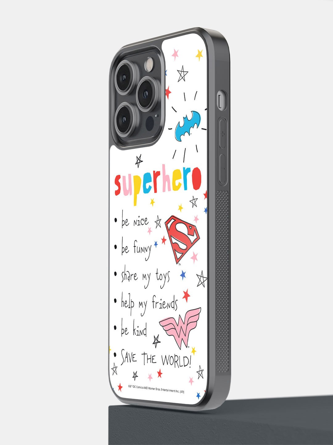 

macmerise Typography Printed iPhone 14 Pro Max Phone Bumper Case, White