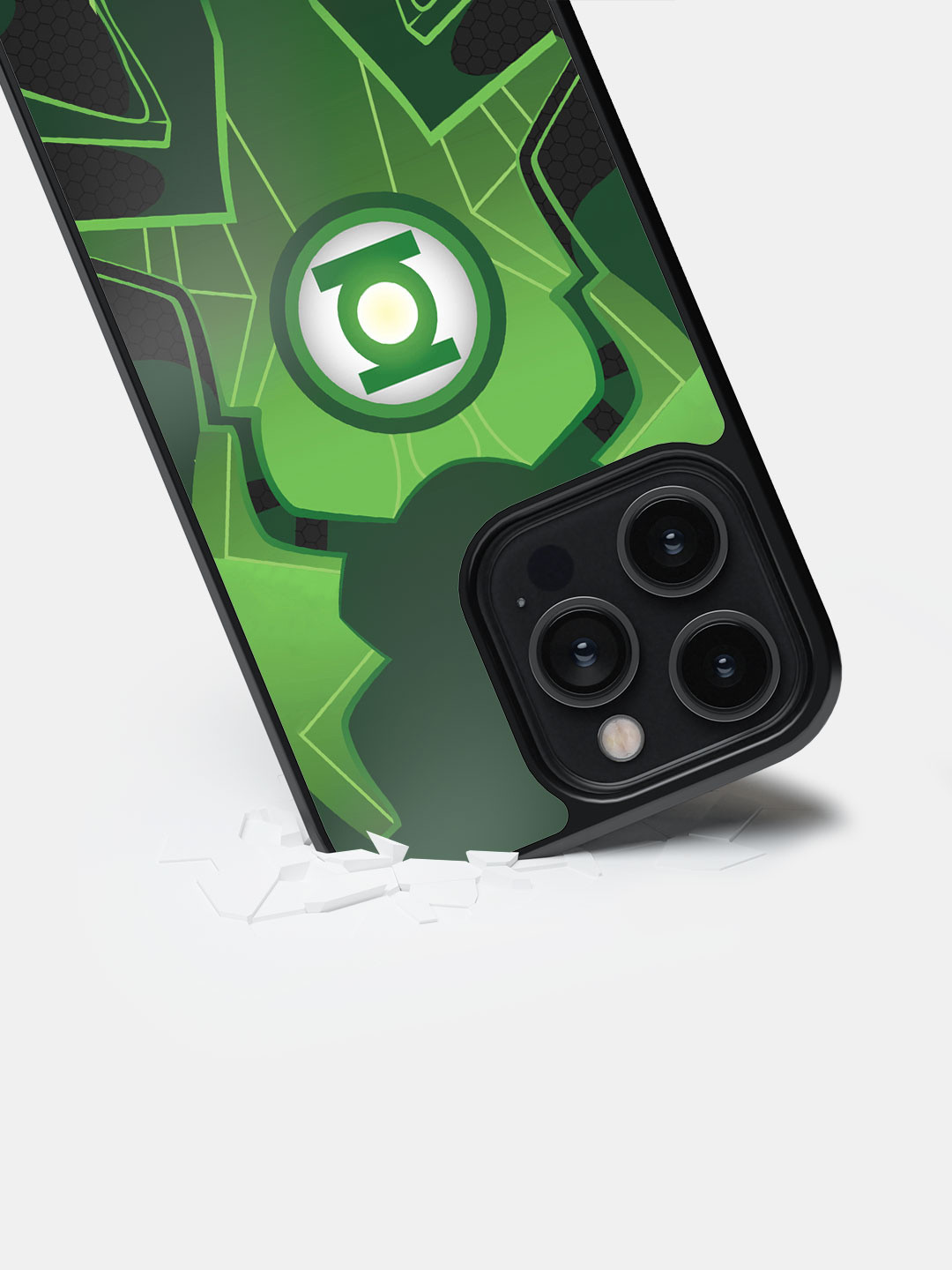 

macmerise Suit up Green Lantern Printed iPhone 14 Pro Max Bumper Case Cover