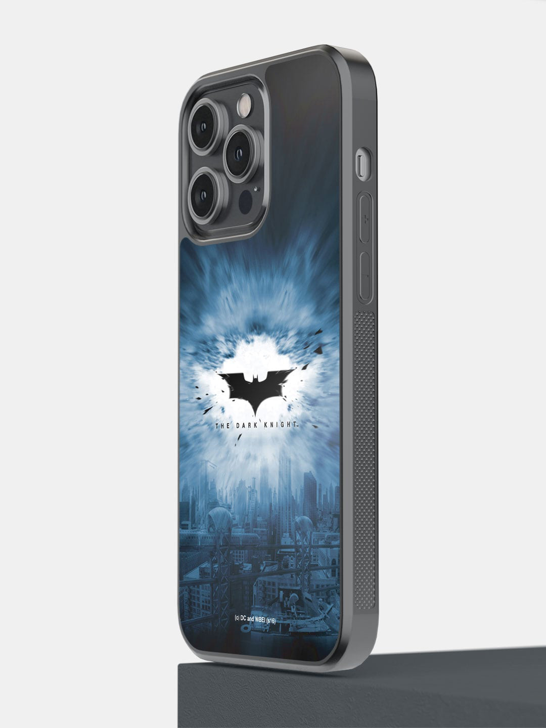 

macmerise The Dark Knight iPhone 14 Pro Max Bumper Case Cover, Blue