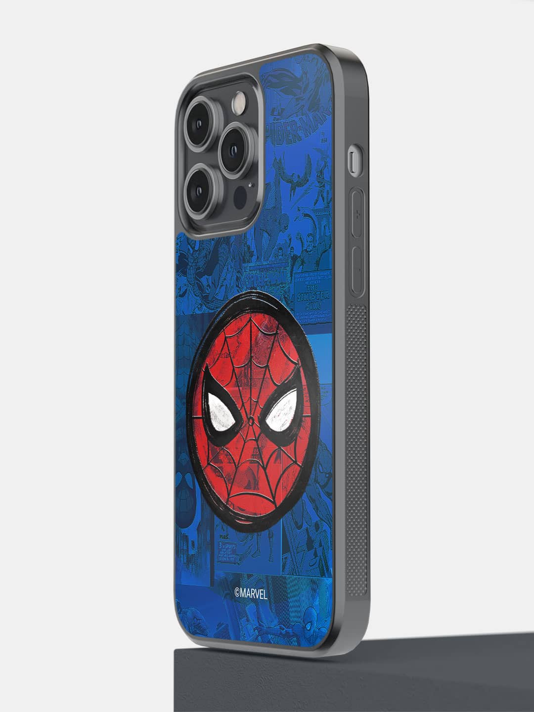 

macmerise Spidey Tingling Eyes iPhone 14 Pro Max Bumper Case Cover, Blue