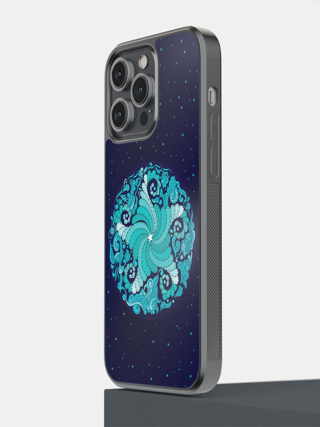

macmerise Printed iPhone 14 Pro Max Bumper Case Cover, Blue