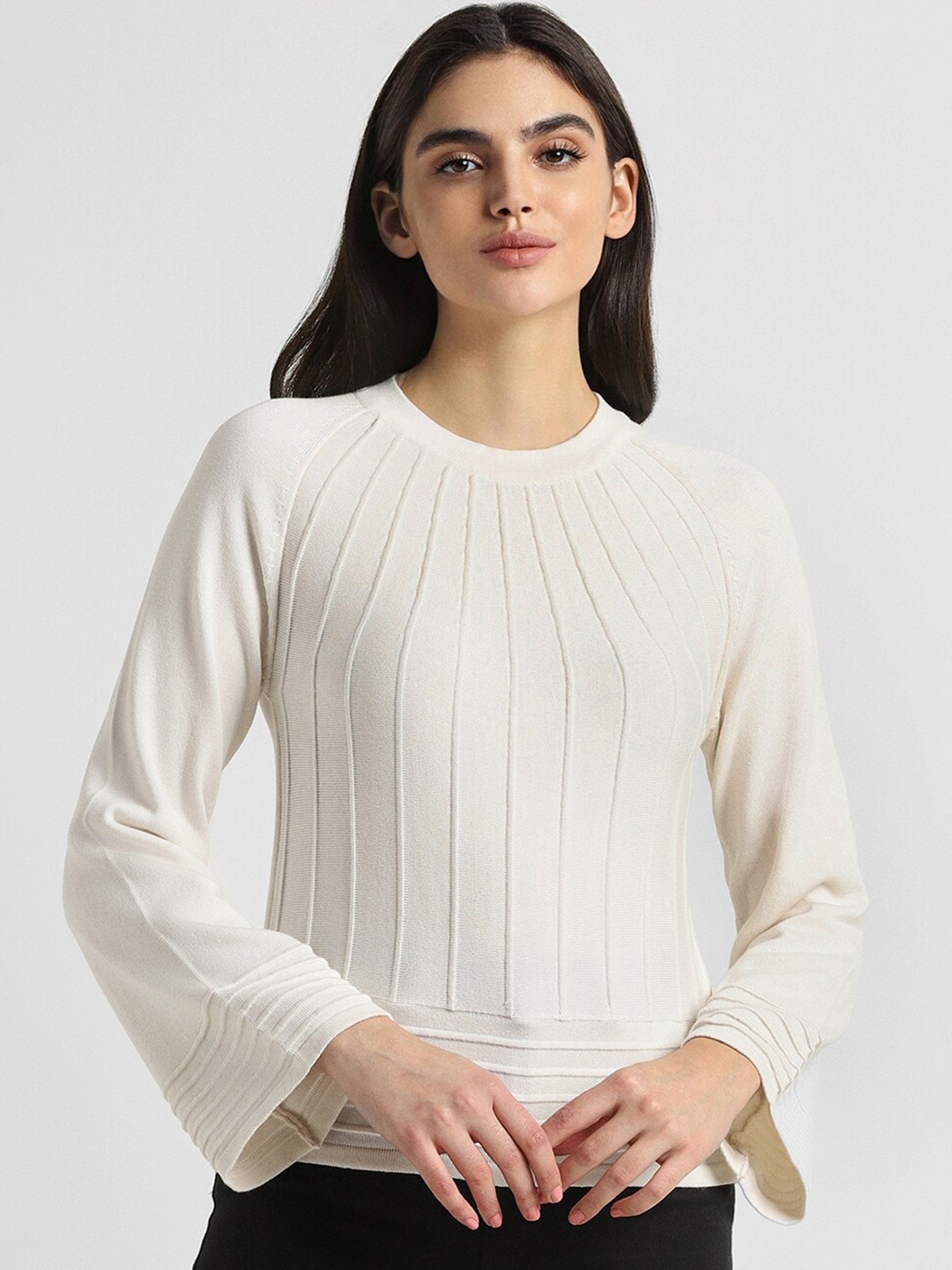 

Allen Solly Woman Long Sleeves Casual Top, White