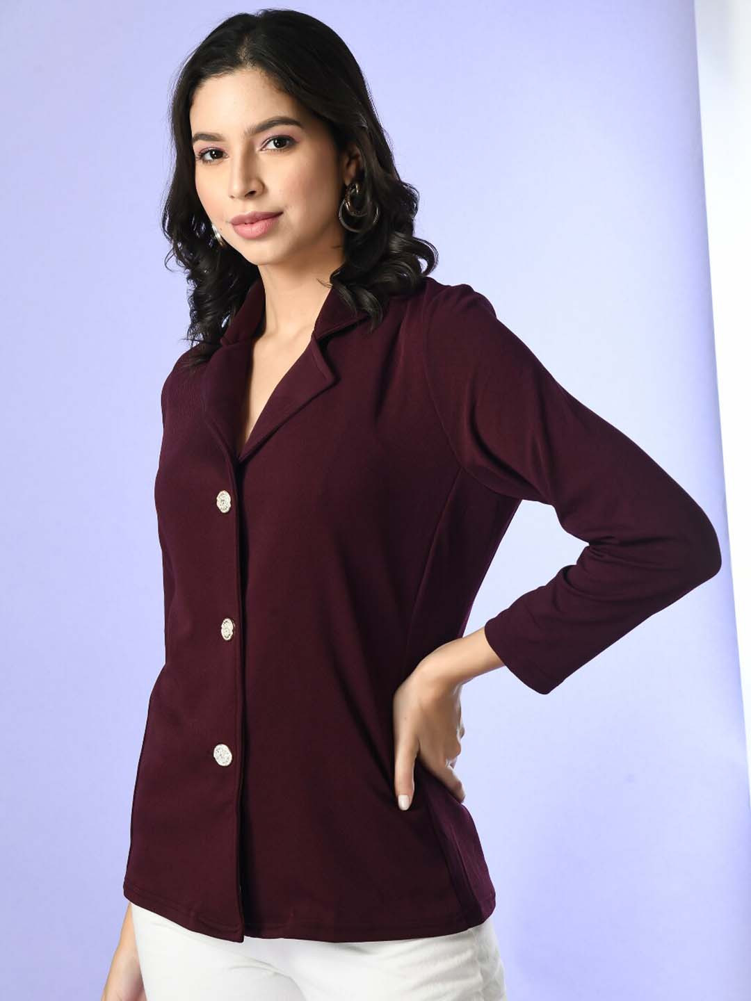 

BAESD Women Purple Shrug