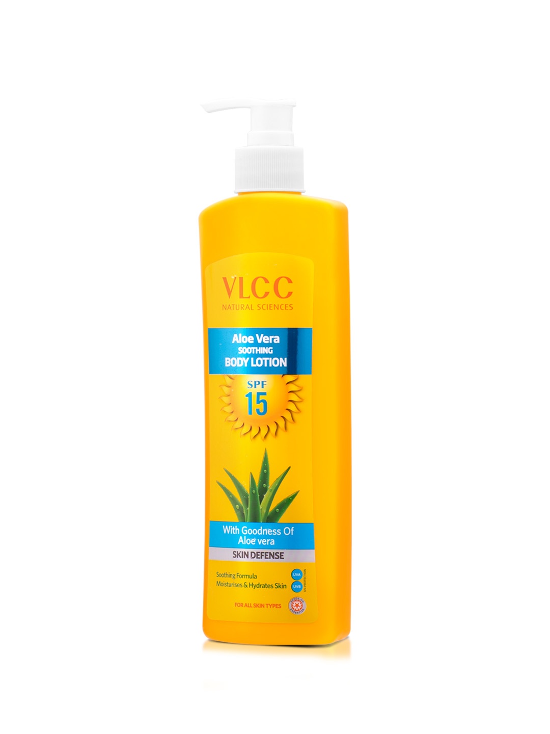 

VLCC Natural Science Aloe Vera Soothing Body Lotion With SPF 15 - 350ml, White