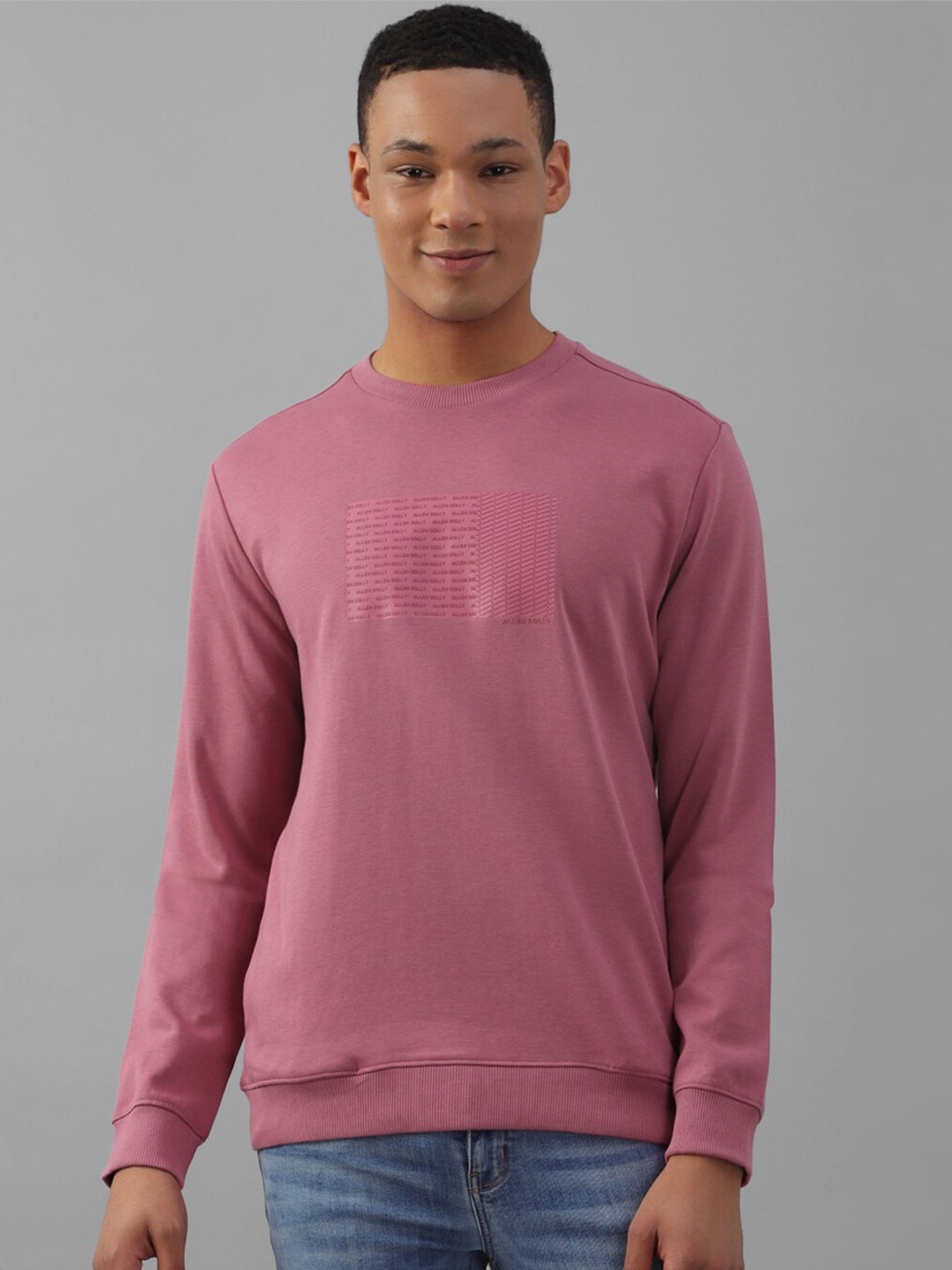 

Allen Solly Pure Cotton Sweatshirt, Pink