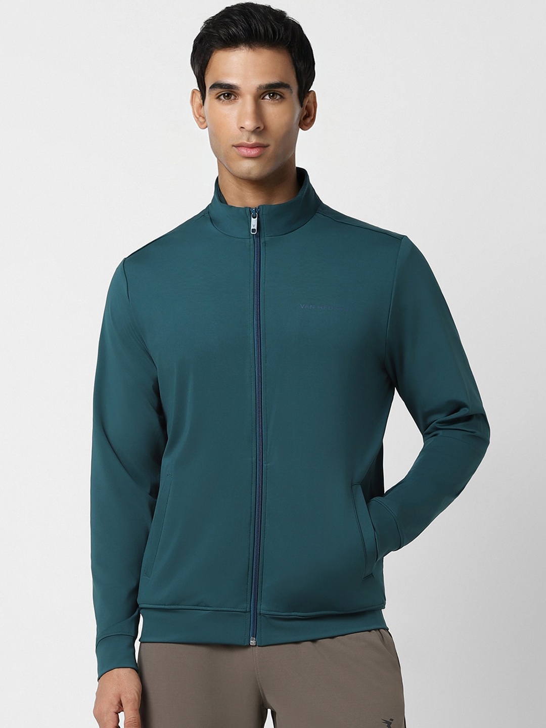 

Van Heusen Flex Mock Collar Bomber Jacket, Green