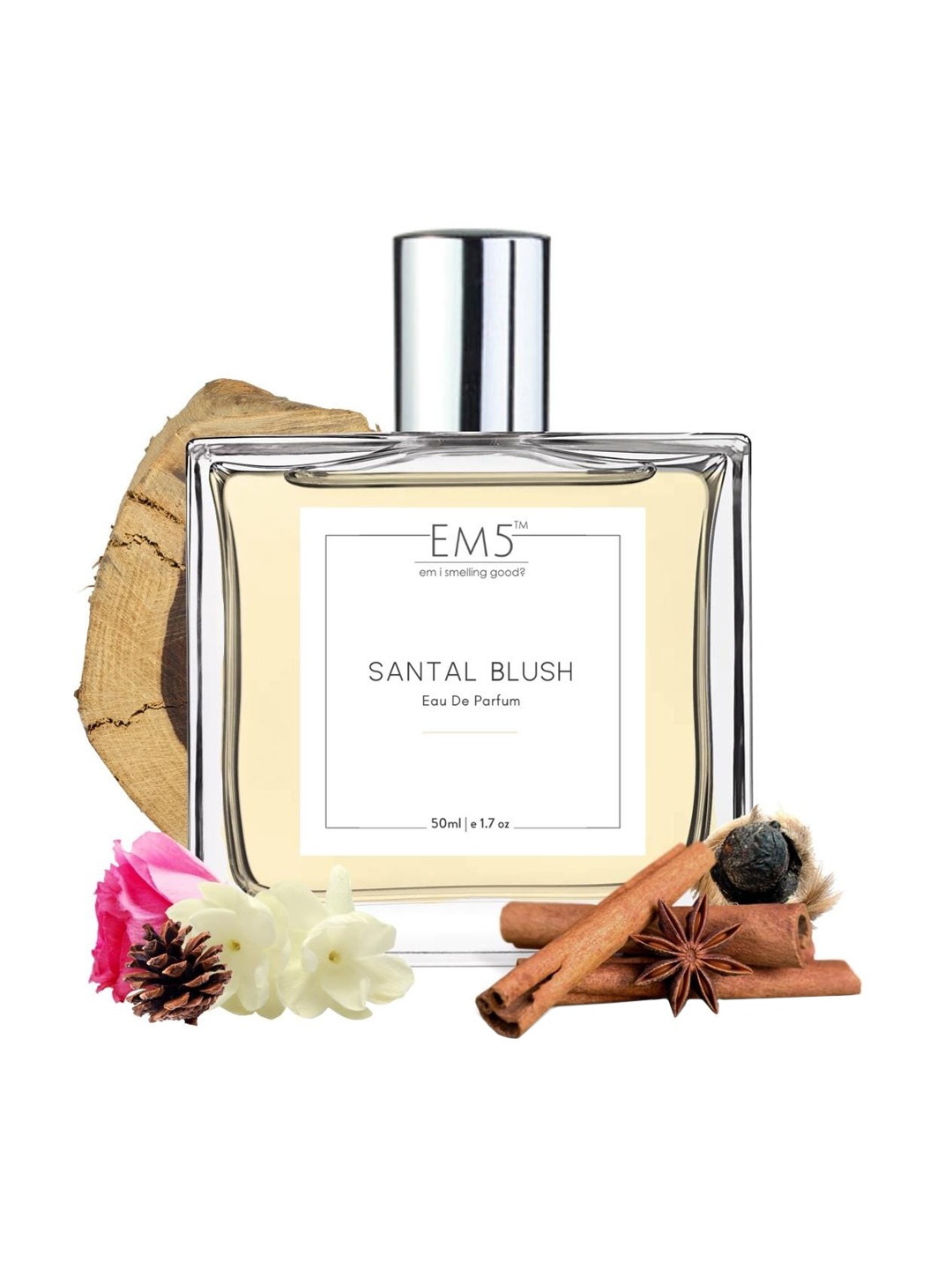 

EM5 Women Santal Blush Eau De Parfum - 50ml, Transparent