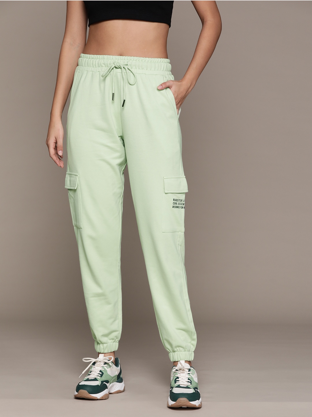 

Roadster Solid Joggers, Sea green