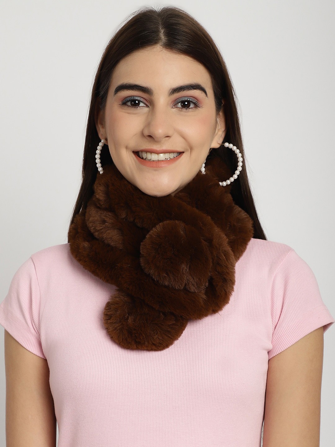 

ELLIS Fur Muffler, Brown