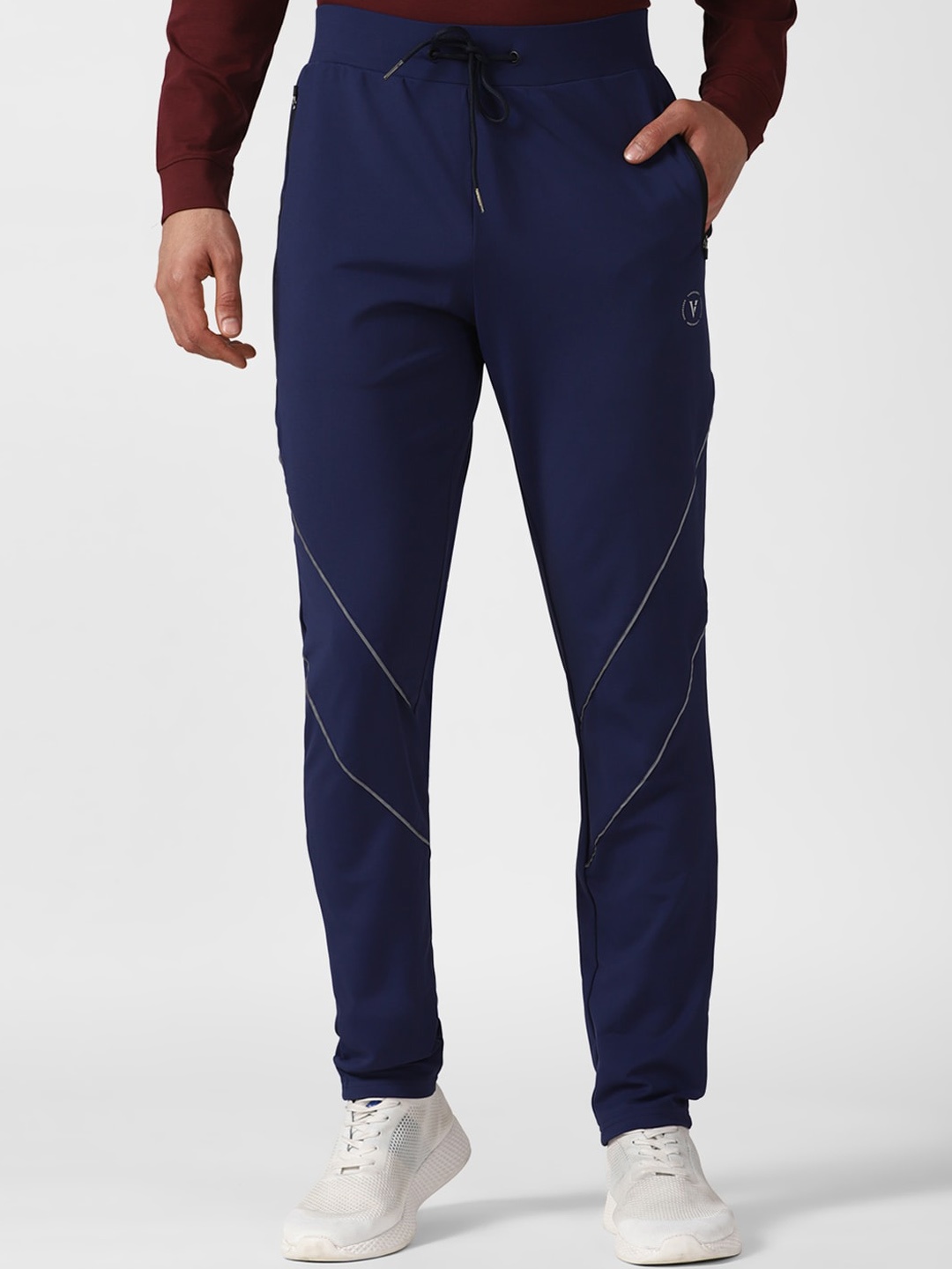 

Van Heusen Flex Men Slim Fit Quick Dry Track Pants, Blue