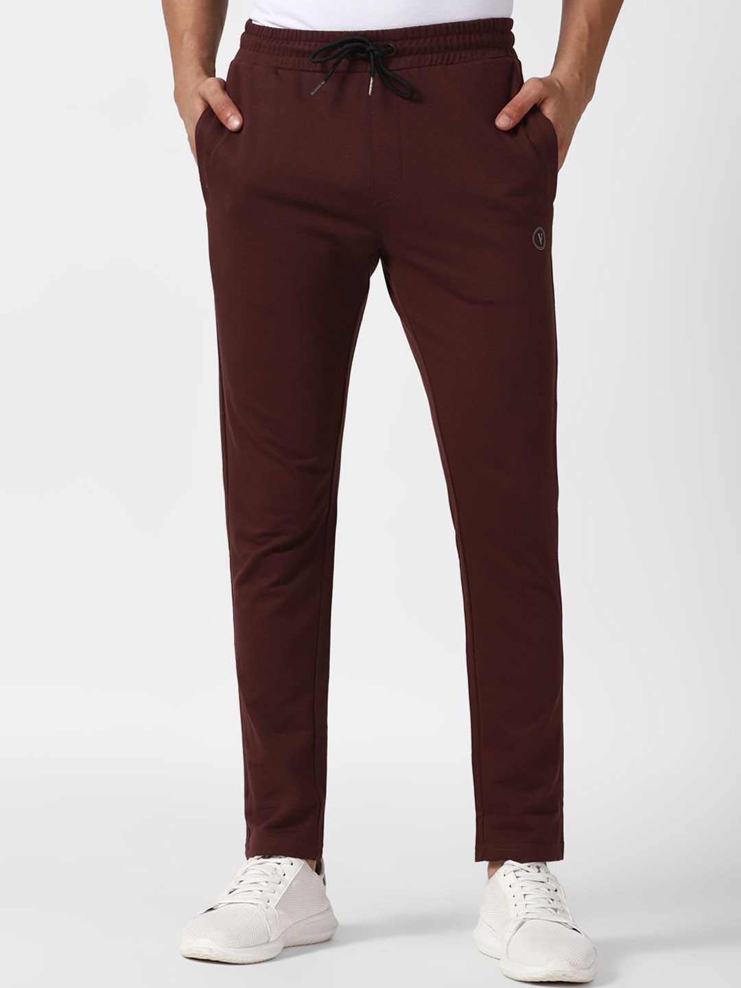 

Van Heusen Flex Men Slim Fit Quick Dry Track Pants, Maroon