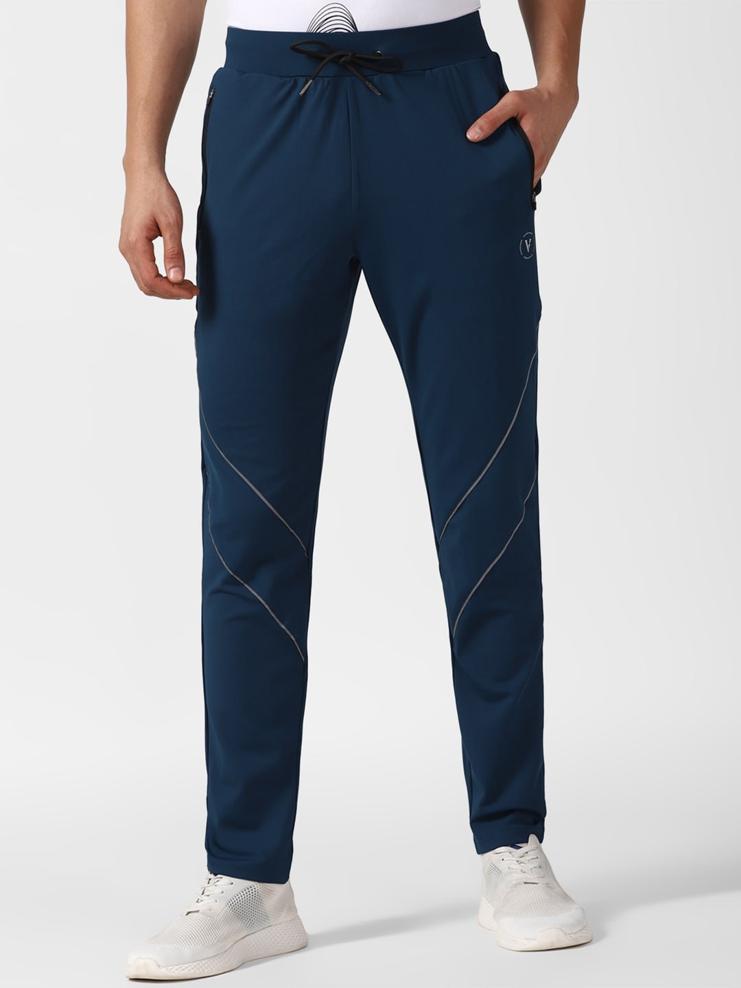 

Van Heusen Flex Men Slim Fit Quick Dry Track Pants, Blue