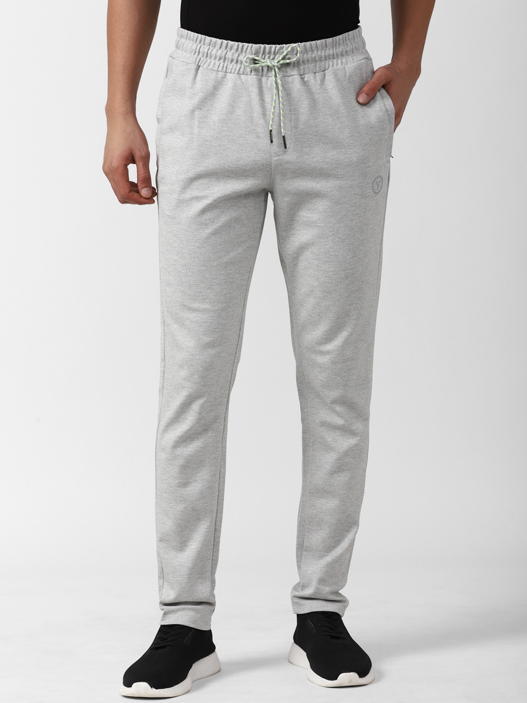 

Van Heusen Flex Men Slim Fit Quick Dry Track Pants, Grey