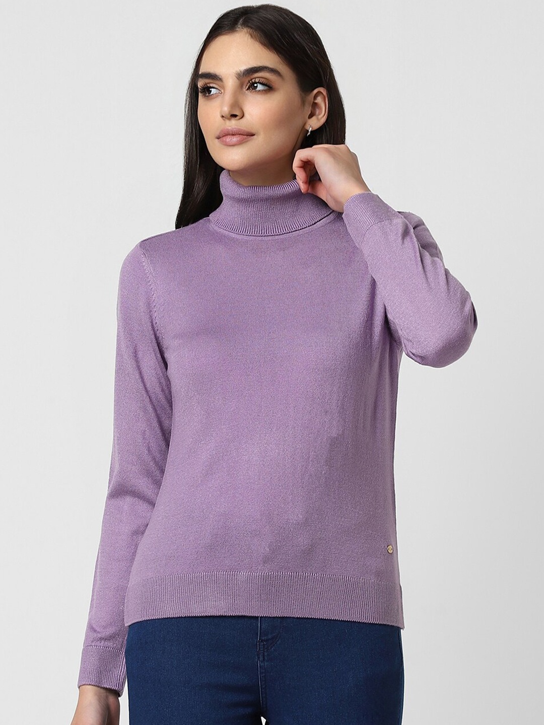 

Van Heusen Woman Turtle Neck Pullover, Purple