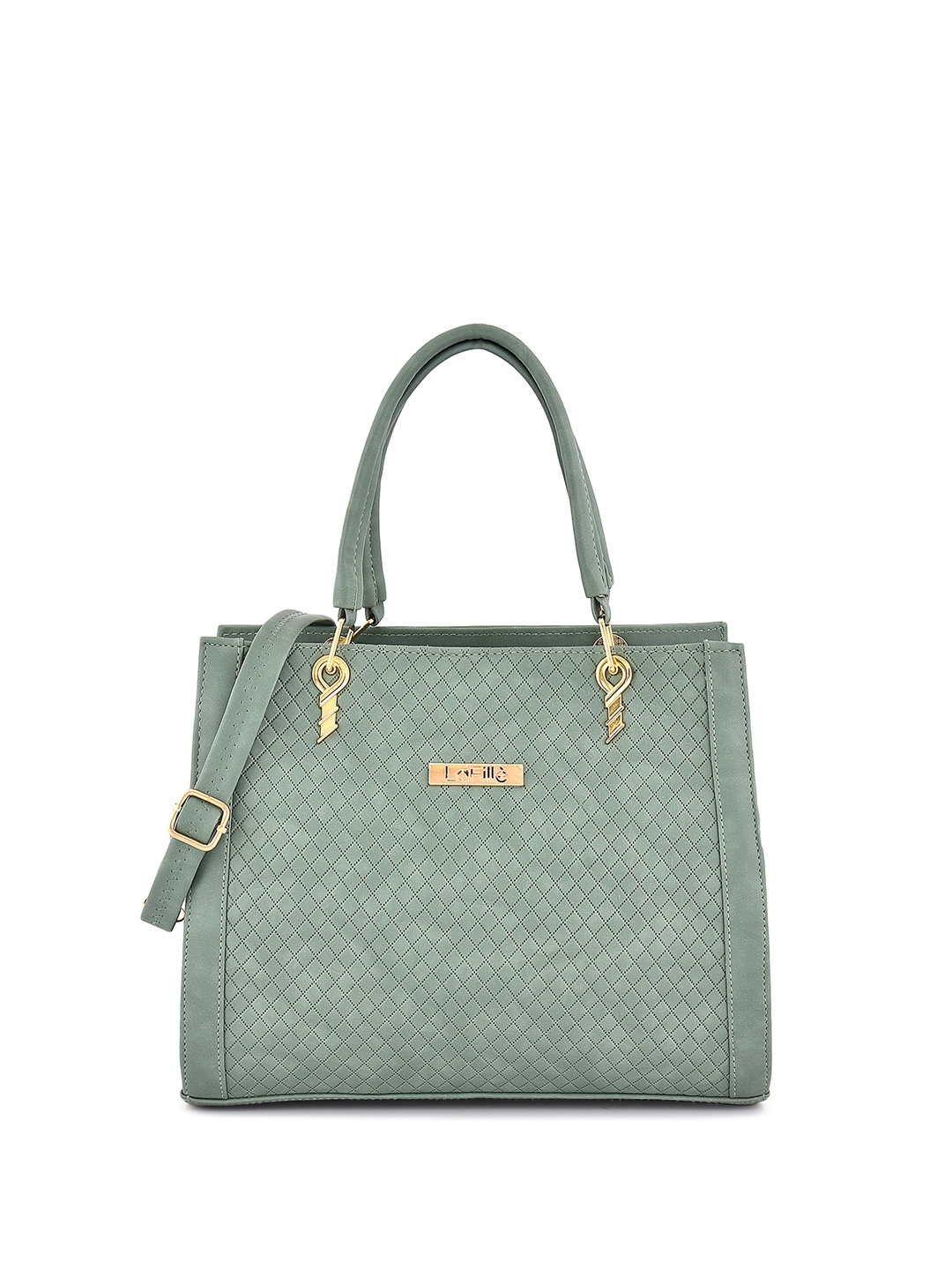 

LaFille Structured Handheld Bag, Sea green