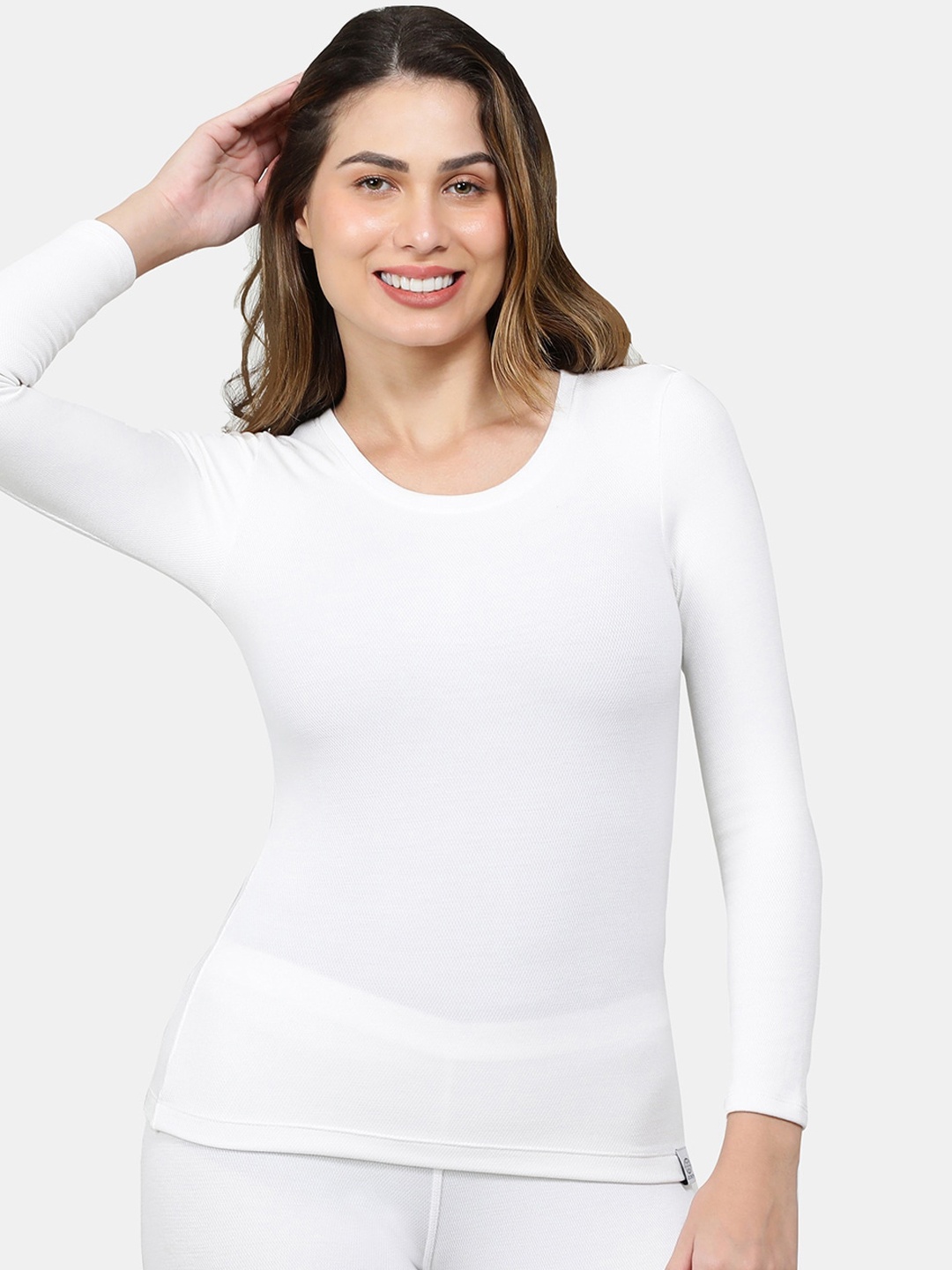 

Jockey Acrylic Thermal Top, White