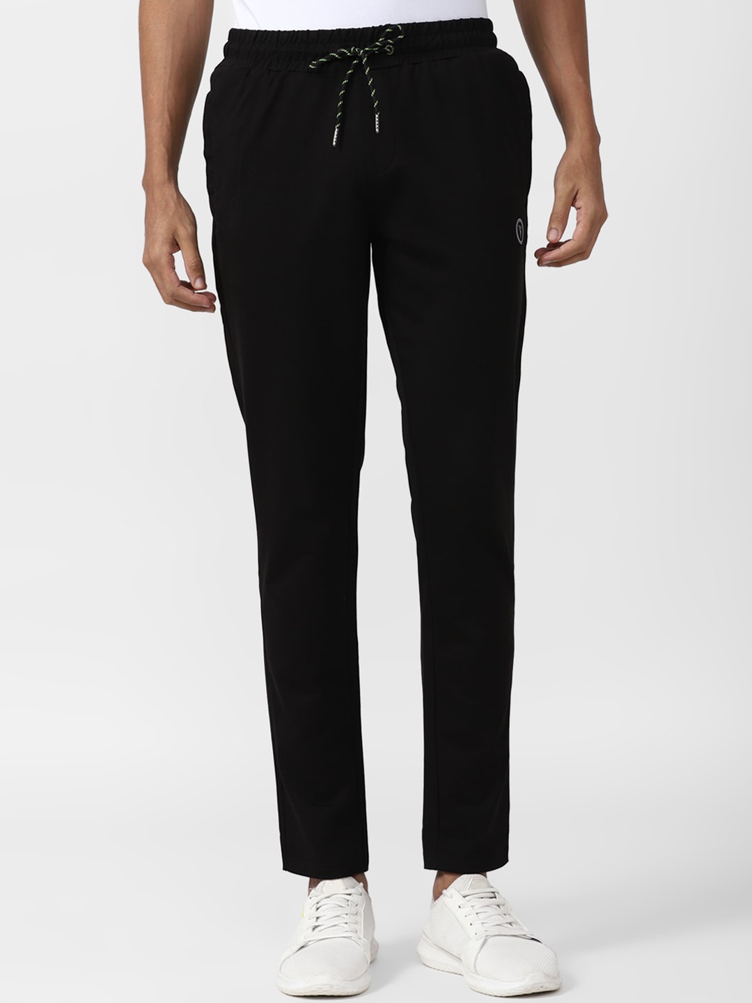 

Van Heusen Flex Men Slim Fit Training or Gym Track Pants, Black