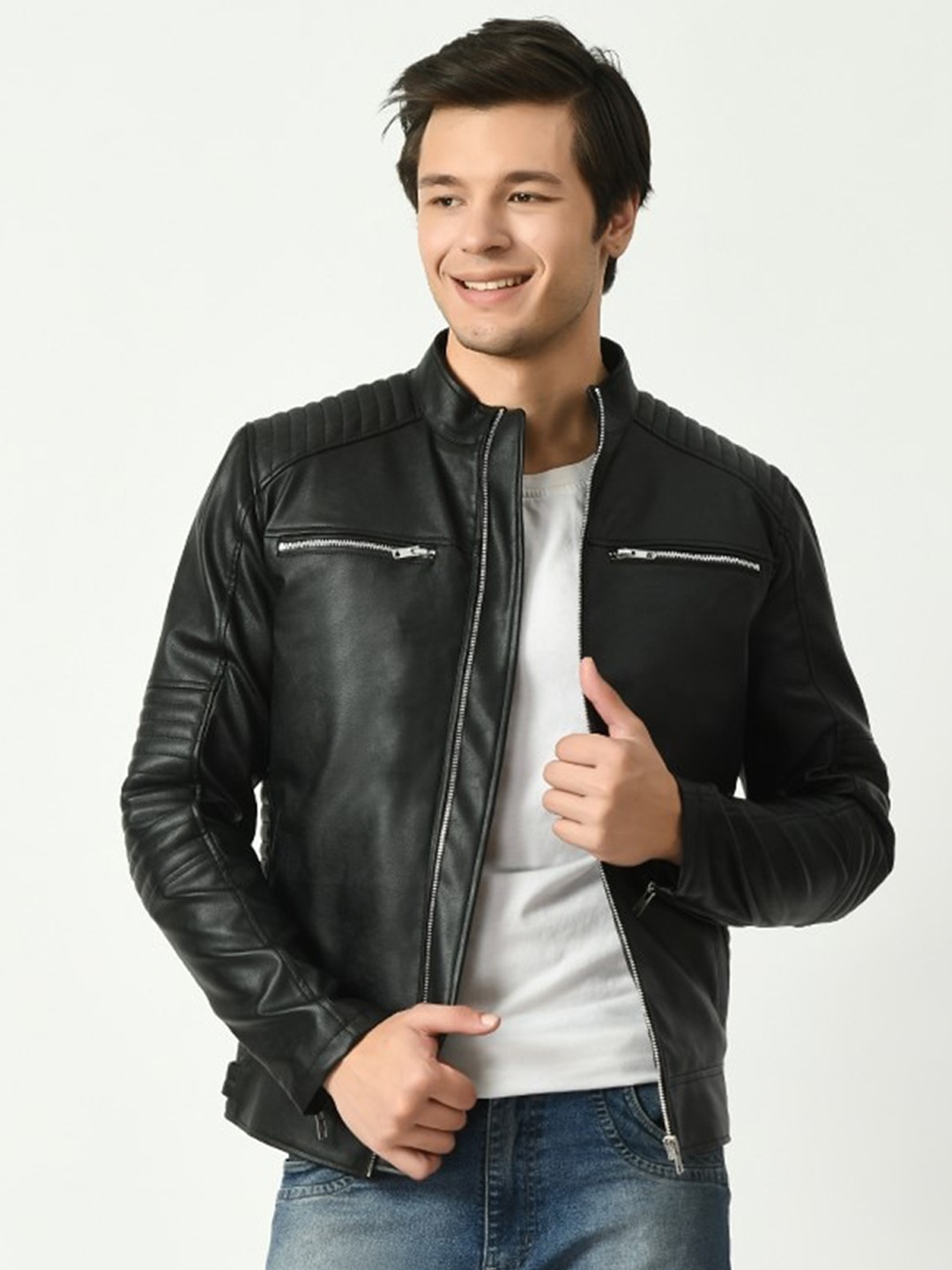 

TBOJ Lightweight Biker Jacket, Black