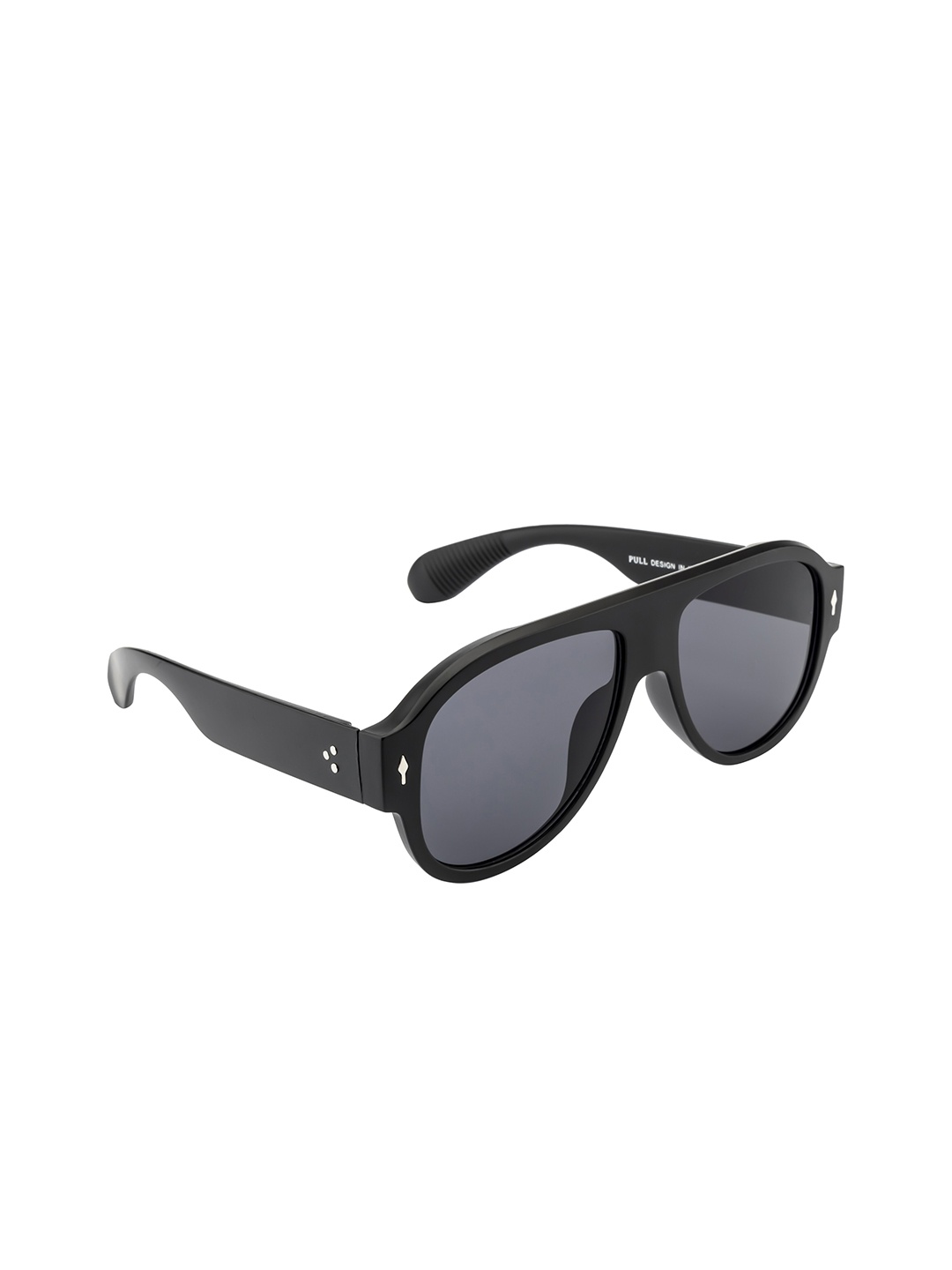 

Mast & Harbour Unisex Aviator Sunglasses With UV Protected Lens MH-P9675-C1, Black