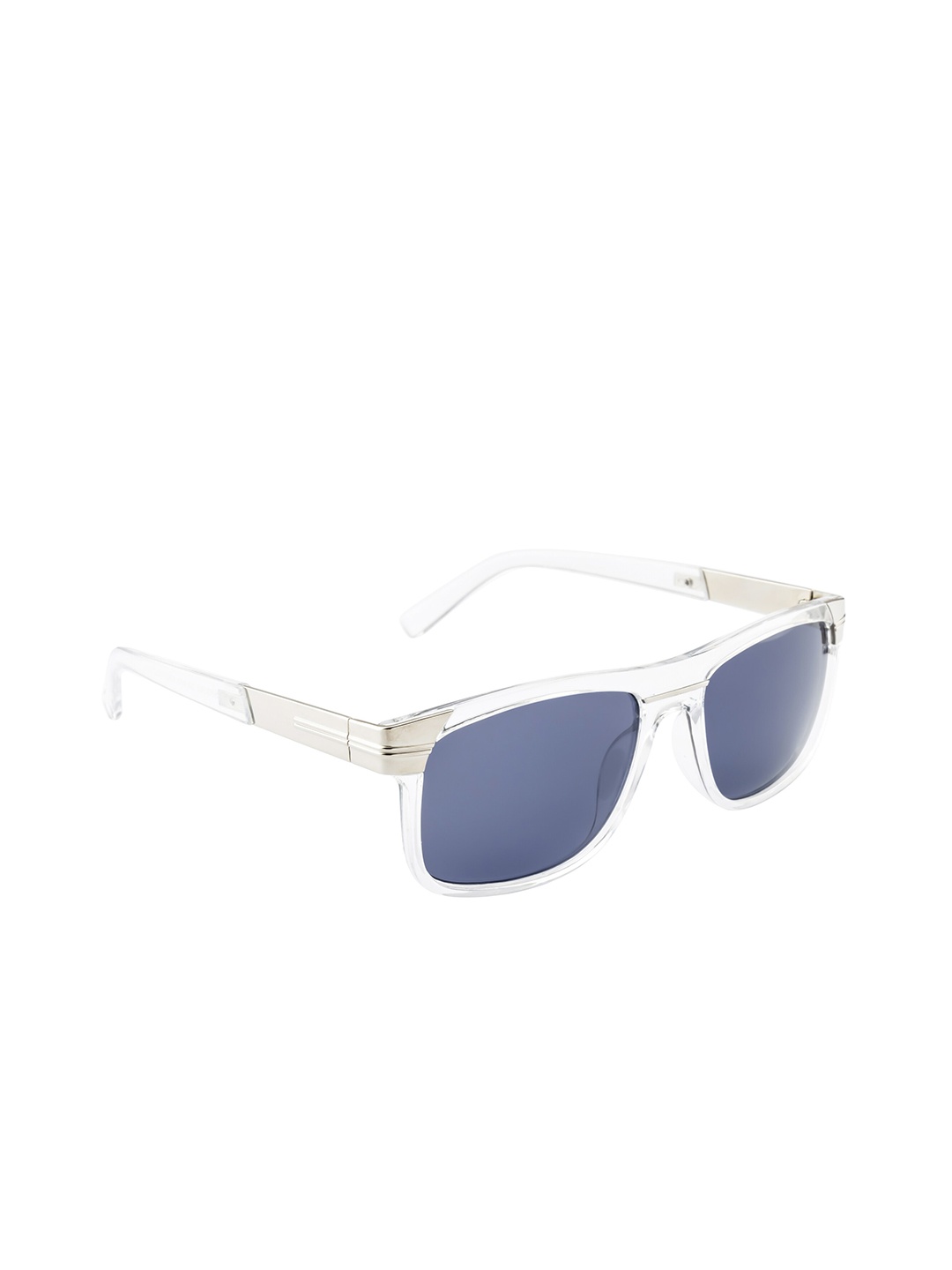 

Mast & Harbour Unisex Square Sunglasses With UV Protected Lens, Blue