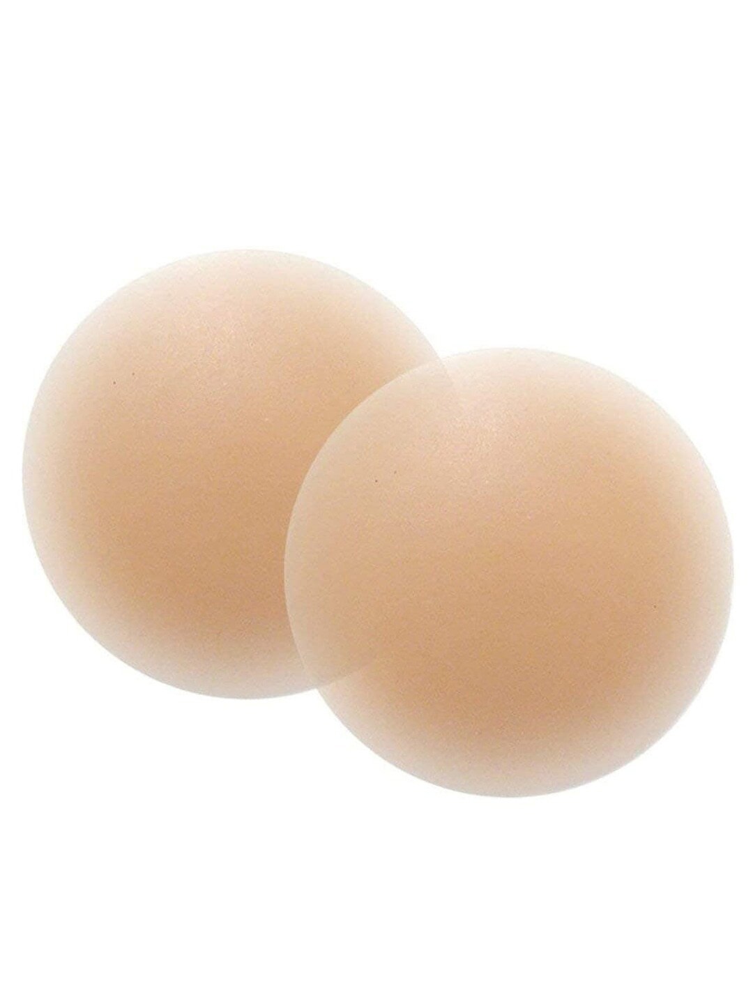 

VAGHBHATT 2 Pairs Silicone Reusable Adhesive Invisible Nipple Covers, Beige