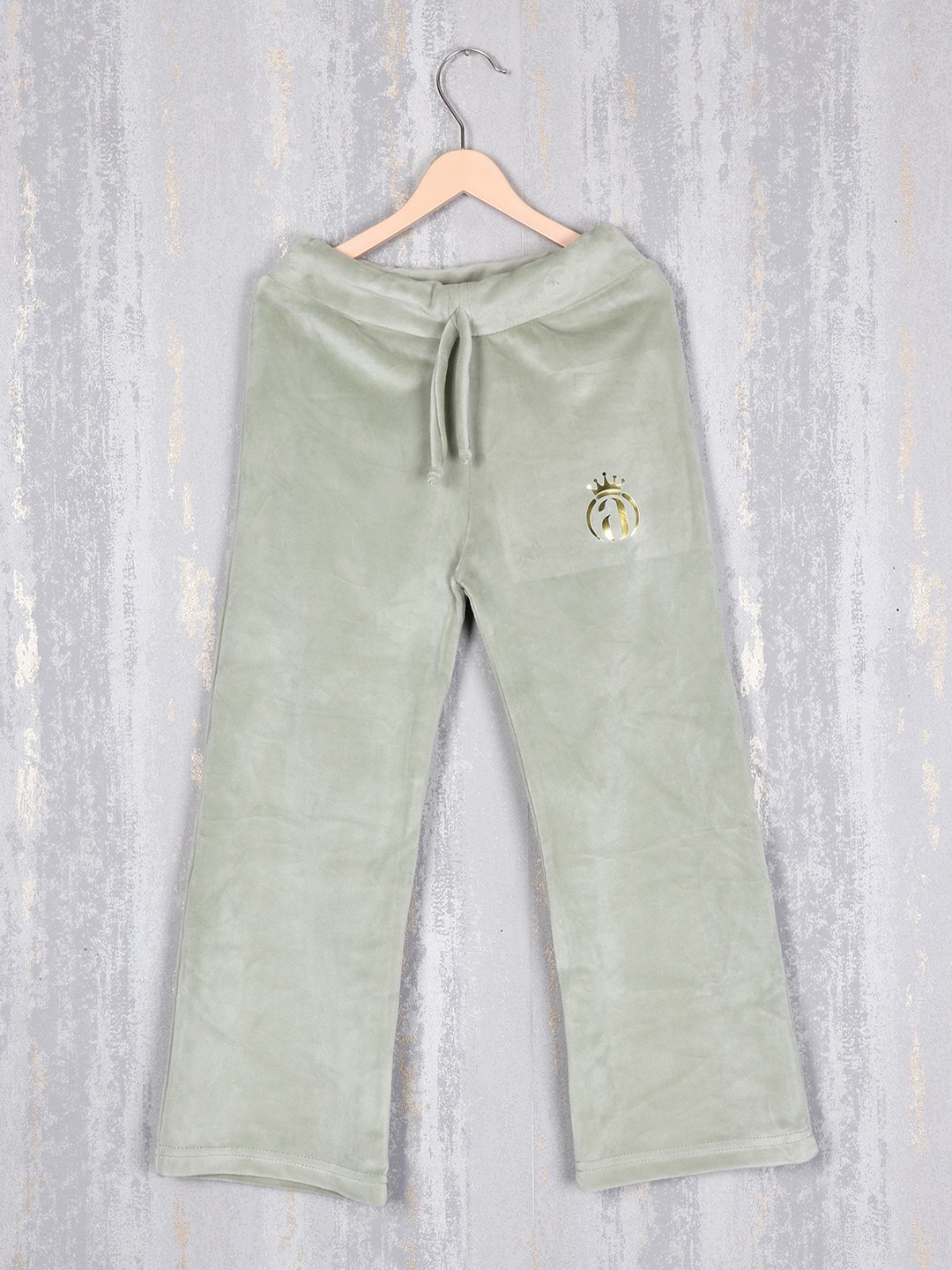 

Albion Girls Velvet Track Pant, Green