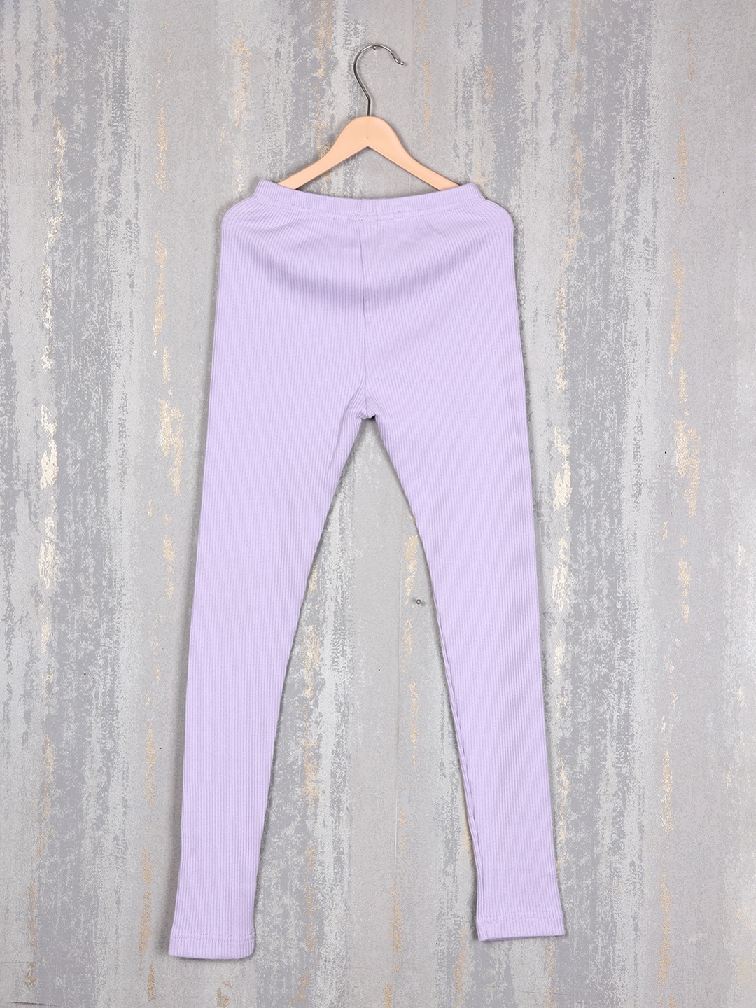 

Steele Girls Ribbed Pure Cotton Lounge Pants, Purple