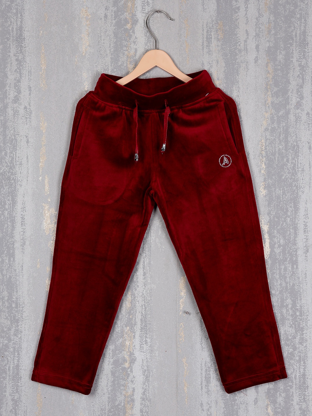 

Albion Girls Regular Fit Mid-Rise Track Pant, Red