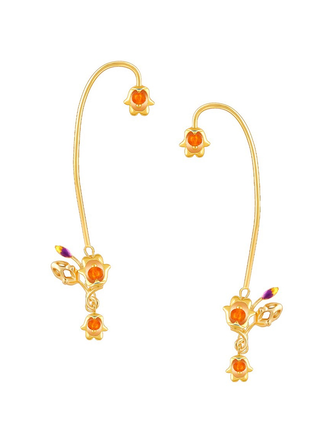 

GIVA Contemporary Gold-Plated Sterling Silver Studs Earrings