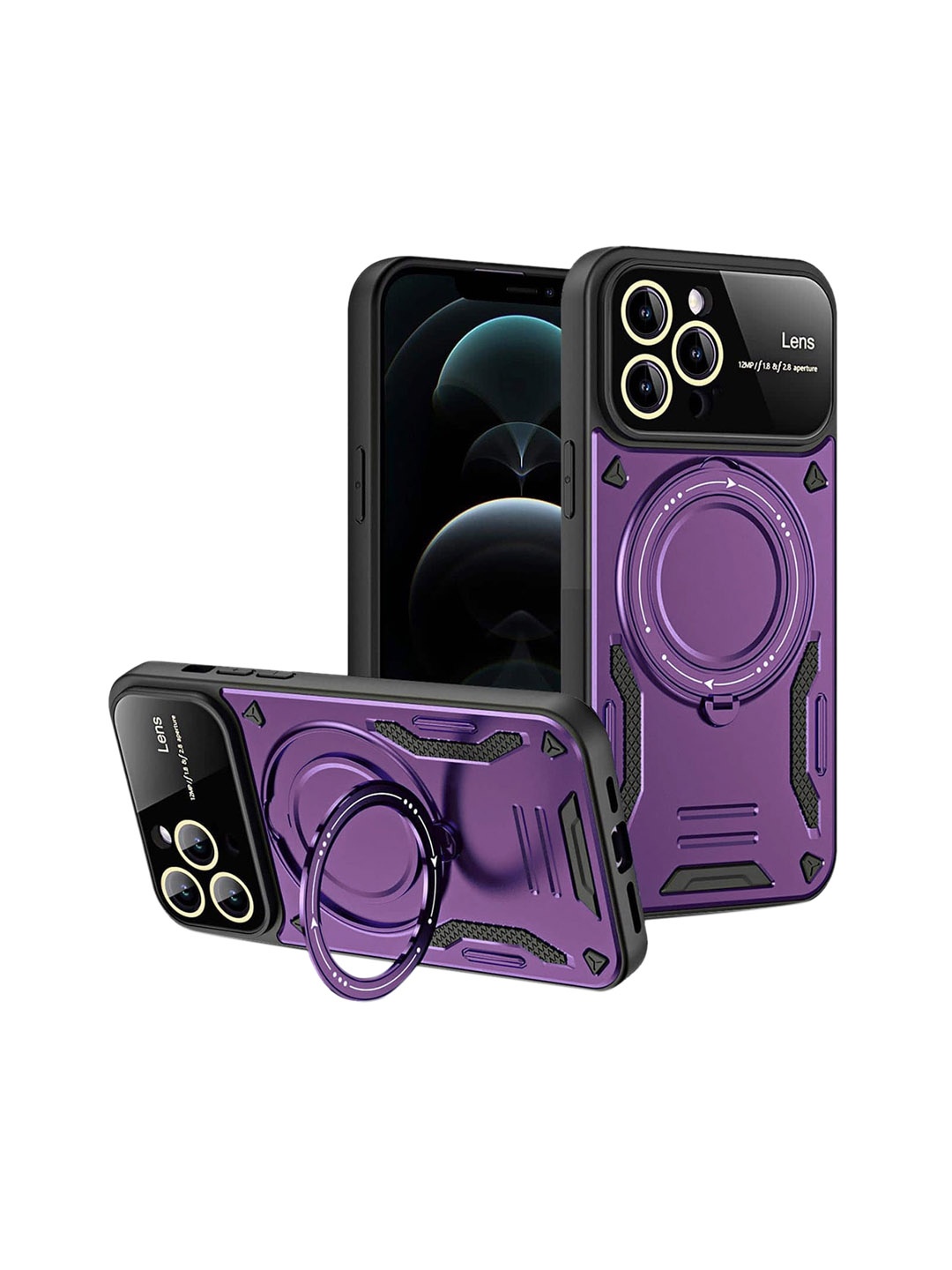 

TREEMODA iPhone 14 Pro MagSafe Back case, Purple