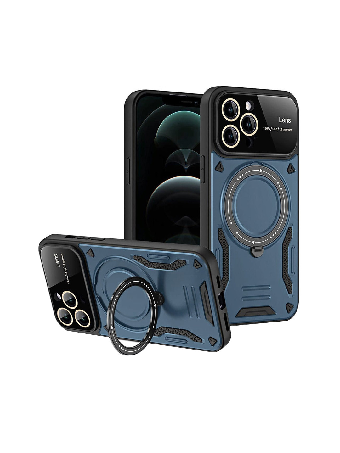 

TREEMODA iPhone 15 Pro Max MagSafe Back case, Blue