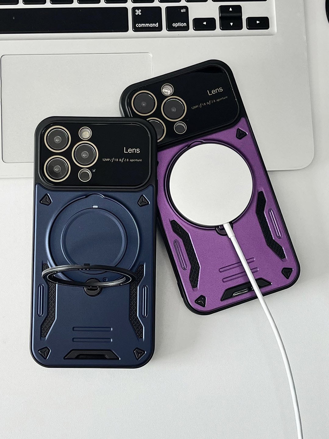

TREEMODA iPhone 15 Pro Magsafe Back case, Blue