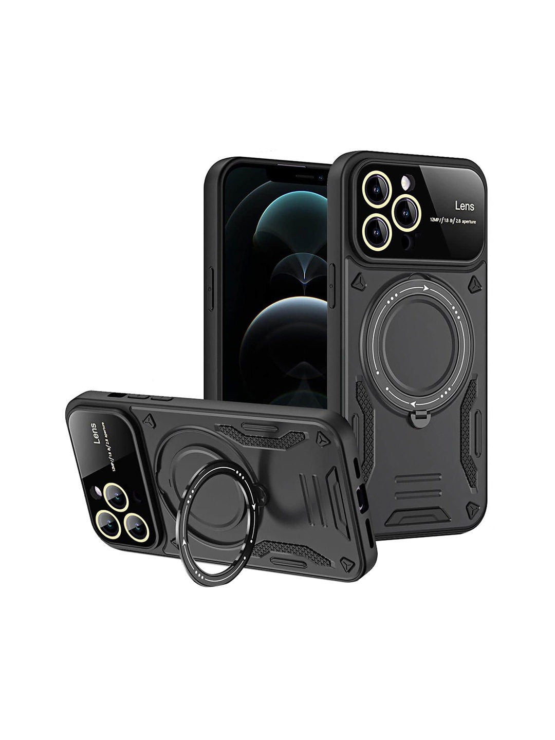 

TREEMODA iPhone 15 Pro Max Magsafe Back case, Black
