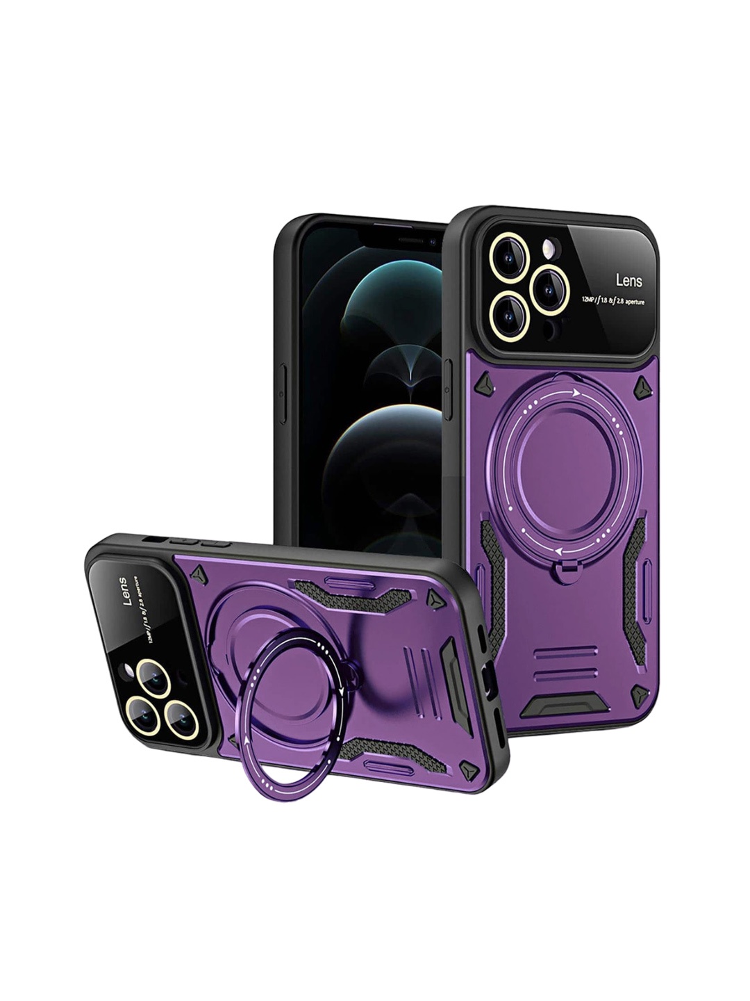 

TREEMODA iPhone 15 Pro MagSafe Back case, Purple