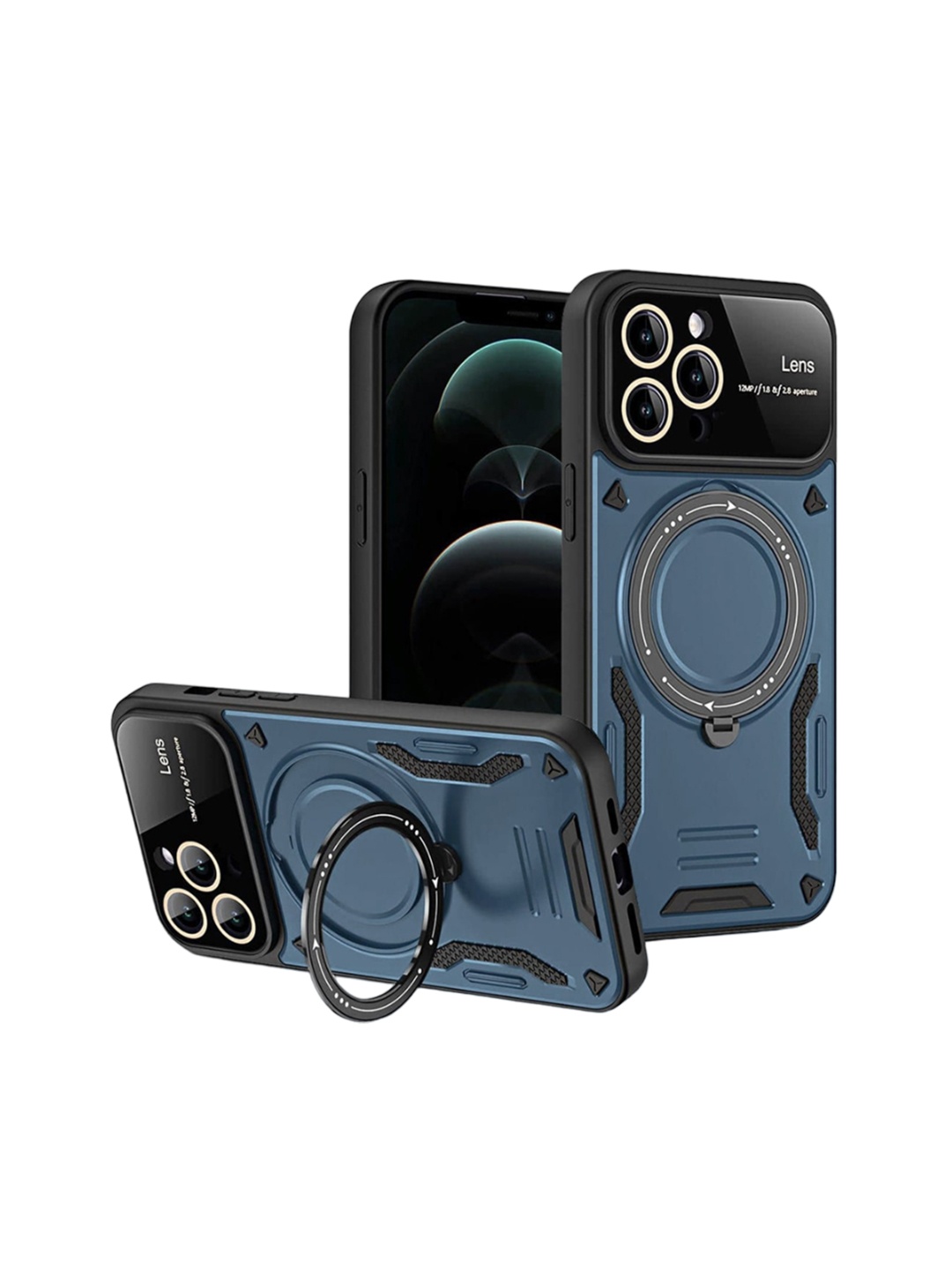 

TREEMODA iPhone 14 Pro Max MagSafe Back case, Blue